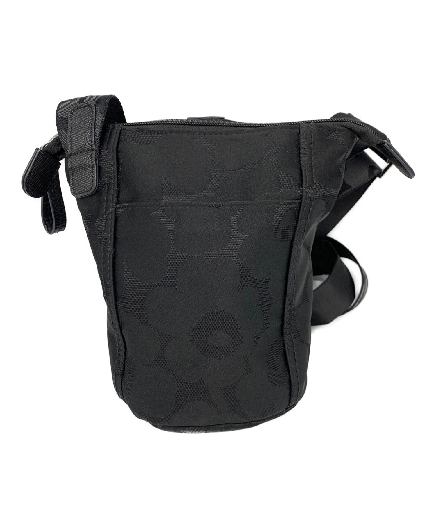 未使用品　marimekko ショルダーバッグ 中古・古着通販】marimekko (マリメッコ) ショルダーバッグ ブラック