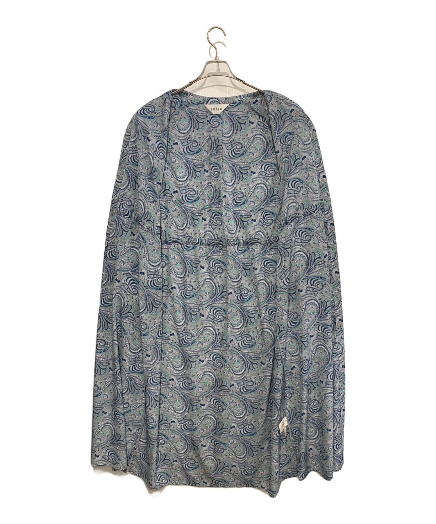 中古・古着通販】SOEJU (ソージュ) 長袖ワンピース ブルー｜ブランド