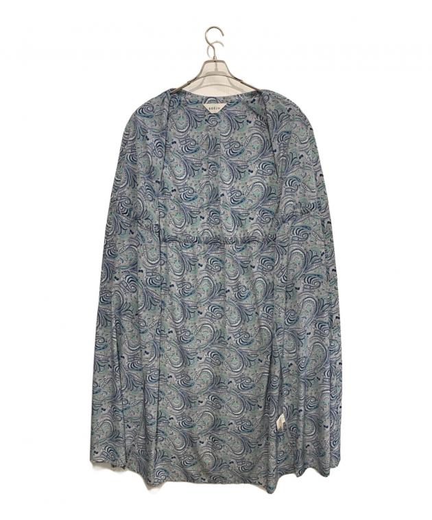 中古・古着通販】SOEJU (ソージュ) 長袖ワンピース ブルー｜ブランド