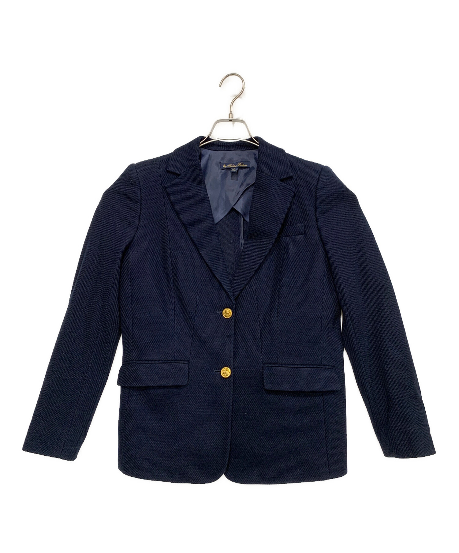 ブルックスブラザーズネイビー ブレザー 中古・古着通販】BROOKS BROTHERS (ブルックスブラザーズ) ブレザー