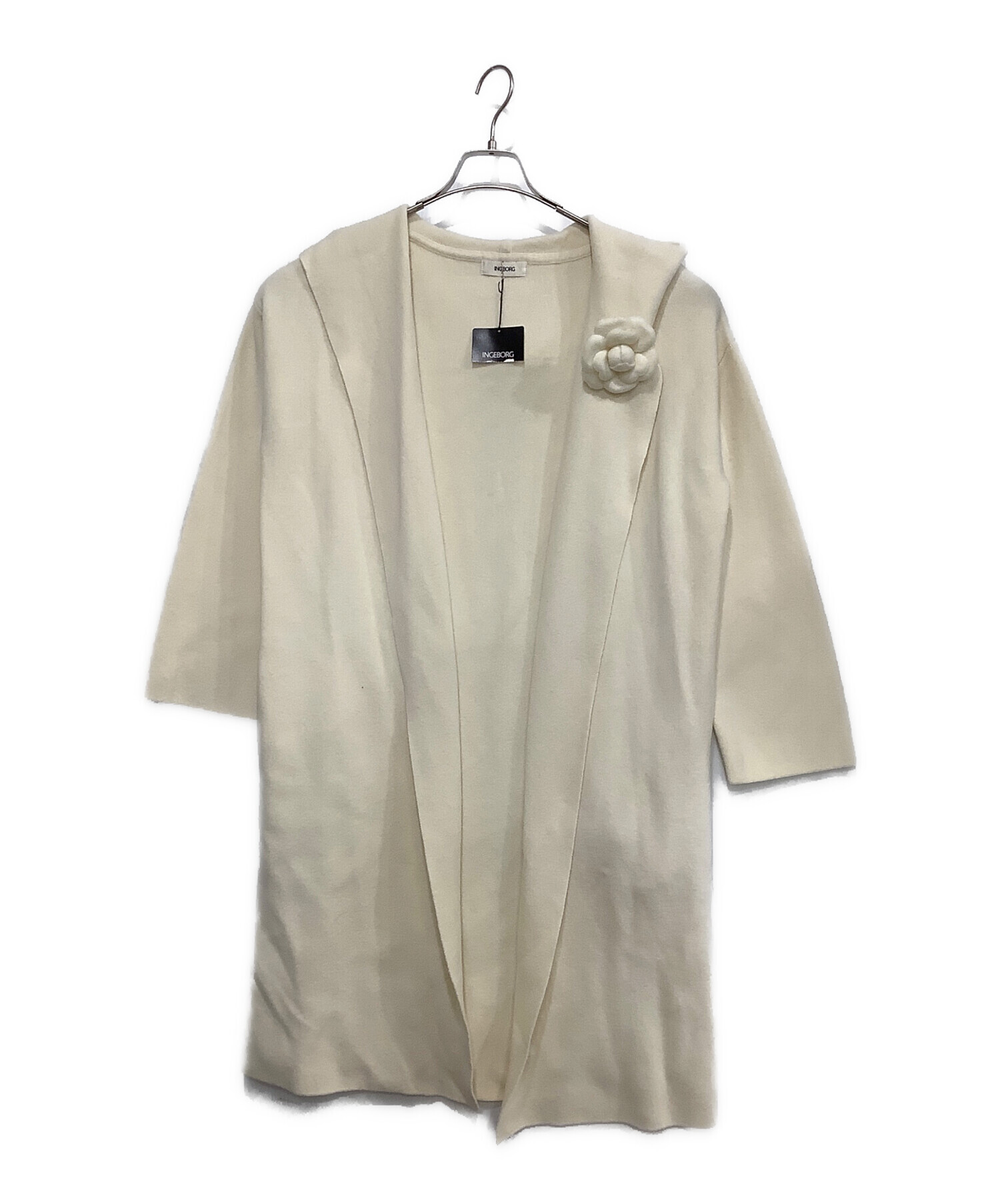 INGEBORG インゲボルグ24AW 完売品ウールフランネル ロングコート美品 セール】 【OUTLET】ウールフランネルコート （その他アウター