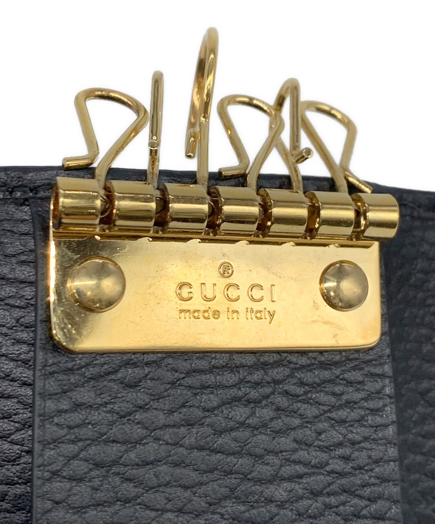 GUCCI キーケース　2010年購入、未使用も少し経年劣化あり 中古・古着通販】GUCCI (グッチ) キーケース ブラック｜ブランド・古着