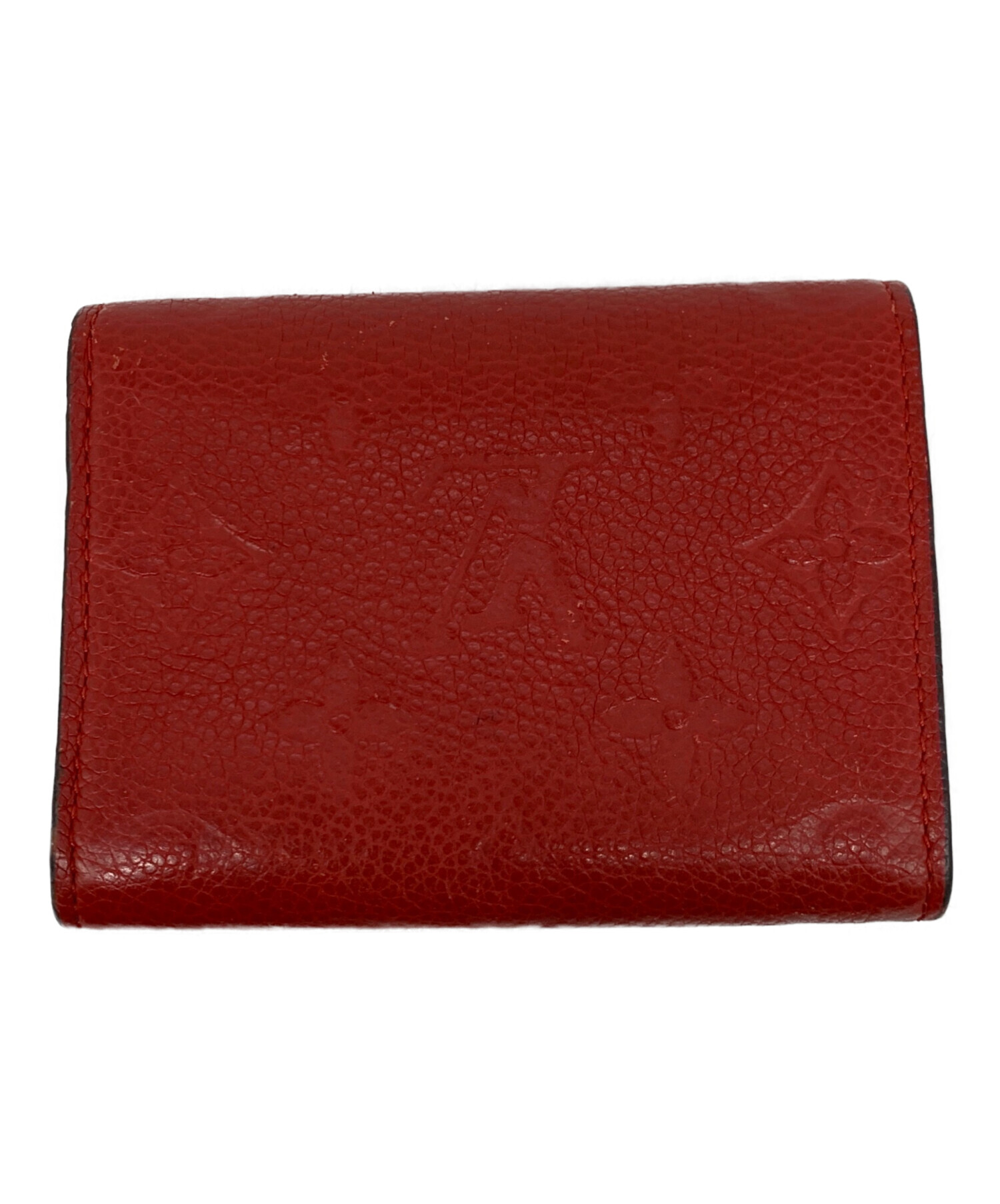 中古・古着通販】LOUIS VUITTON (ルイ ヴィトン) カードケース レッド