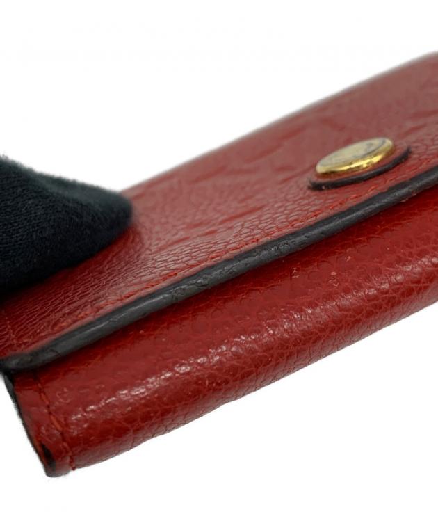 中古・古着通販】LOUIS VUITTON (ルイ ヴィトン) カードケース レッド