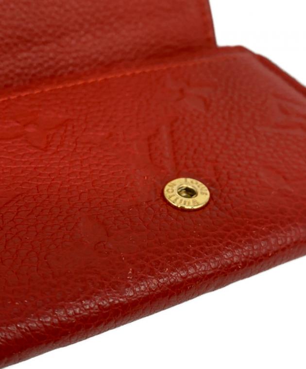 中古・古着通販】LOUIS VUITTON (ルイ ヴィトン) カードケース レッド
