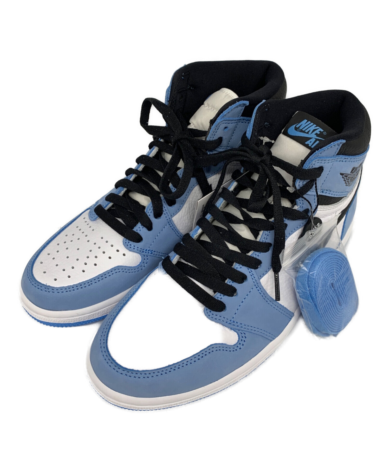 中古・古着通販】NIKE (ナイキ) ハイカットスニーカー ホワイト×スカイ 