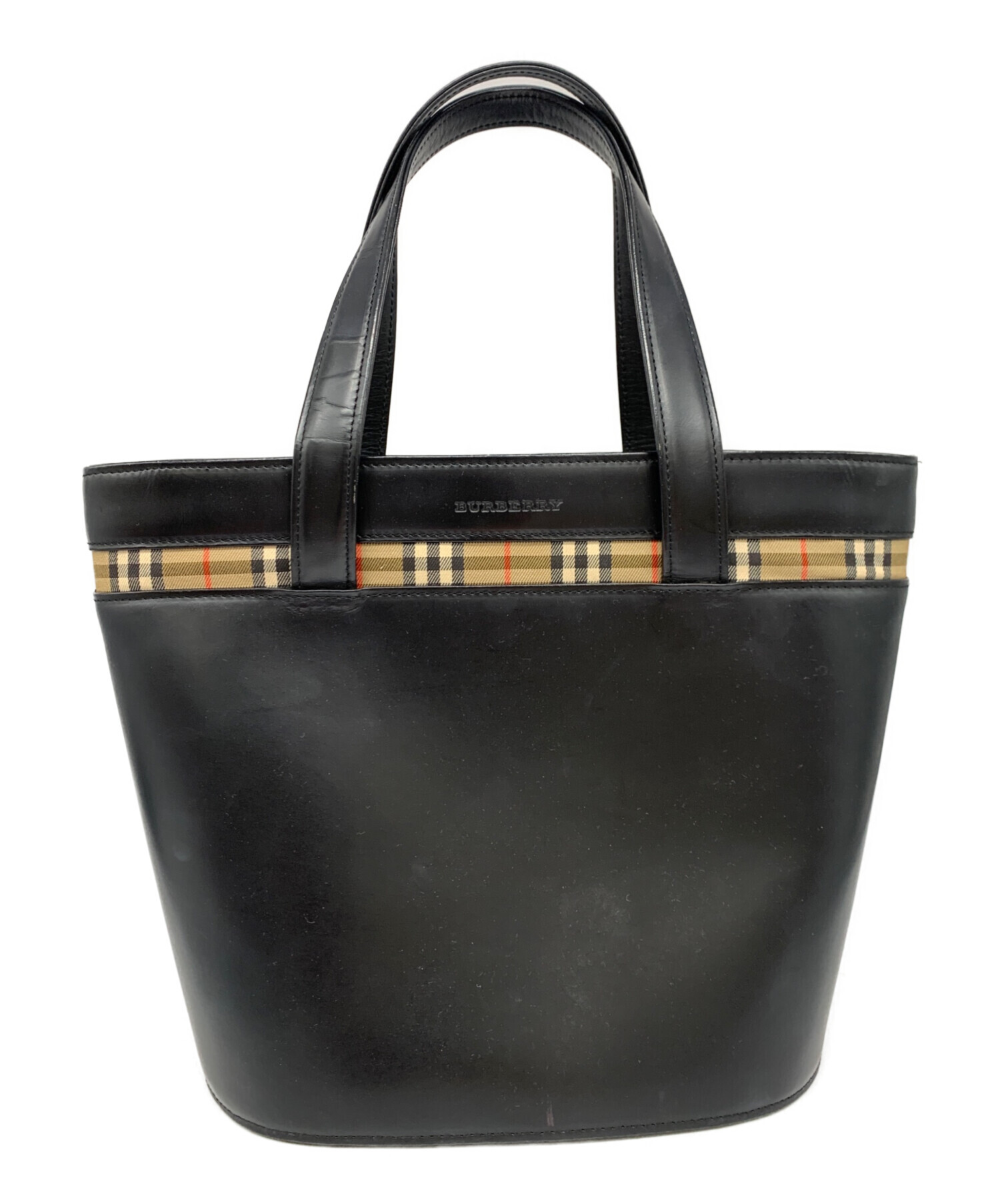 【未使用品】Burberry ハンドバッグ 中古・古着通販】BURBERRY (バーバリー) ハンドバッグ ベージュ