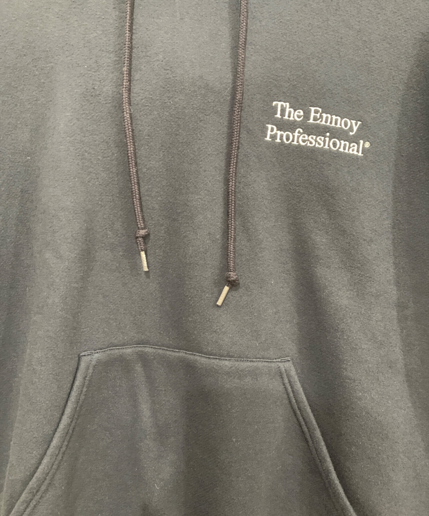 中古・古着通販】ENNOY (エンノイ) プルオーバーパーカー ネイビー