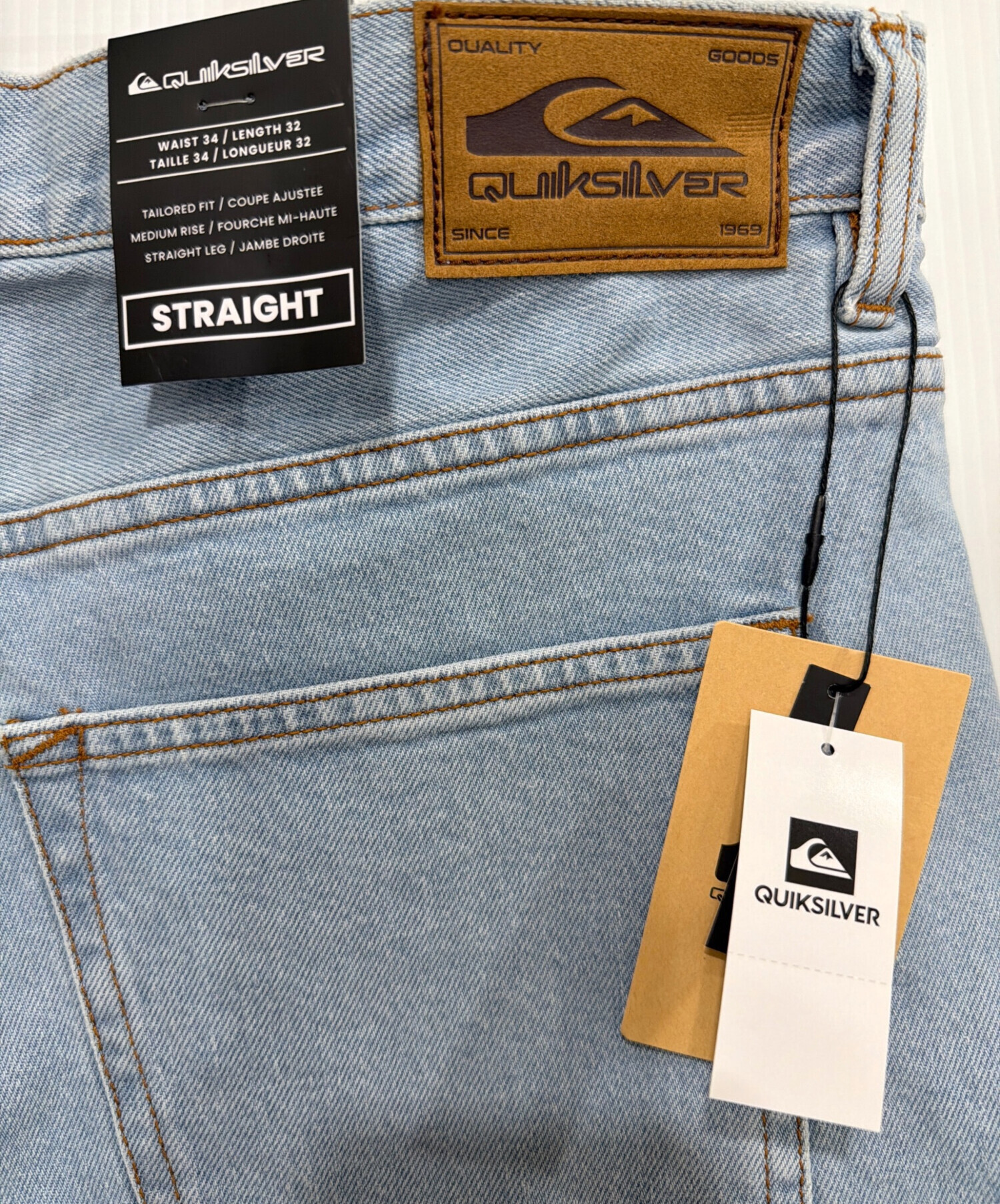 N出品 中古・古着通販】Quiksilver (クイックシルバー) デニムパンツ スカイ