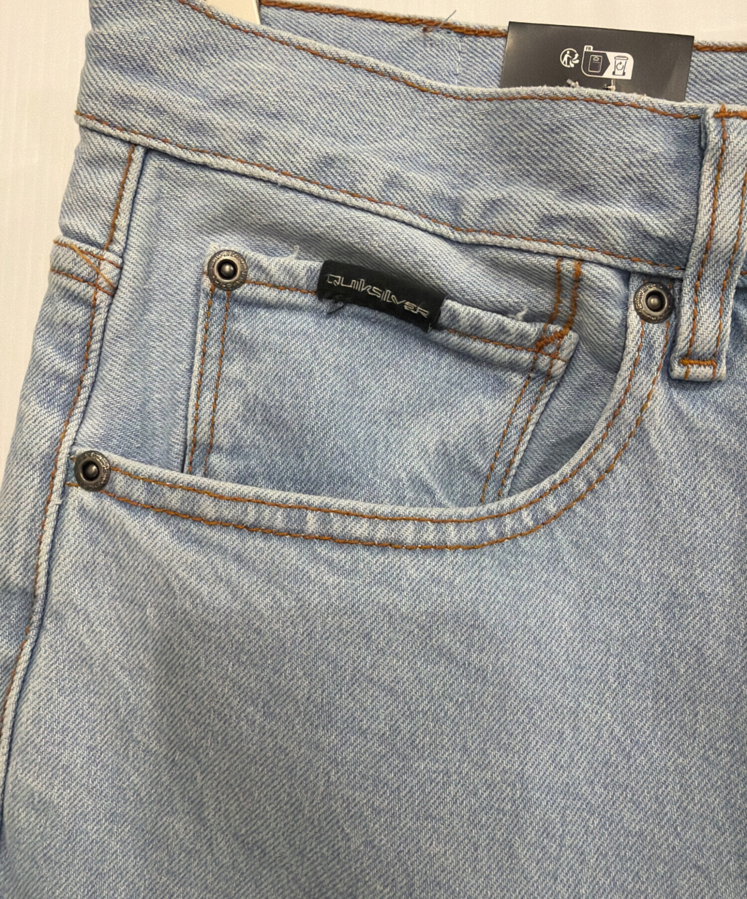 中古・古着通販】Quiksilver (クイックシルバー) デニムパンツ スカイ