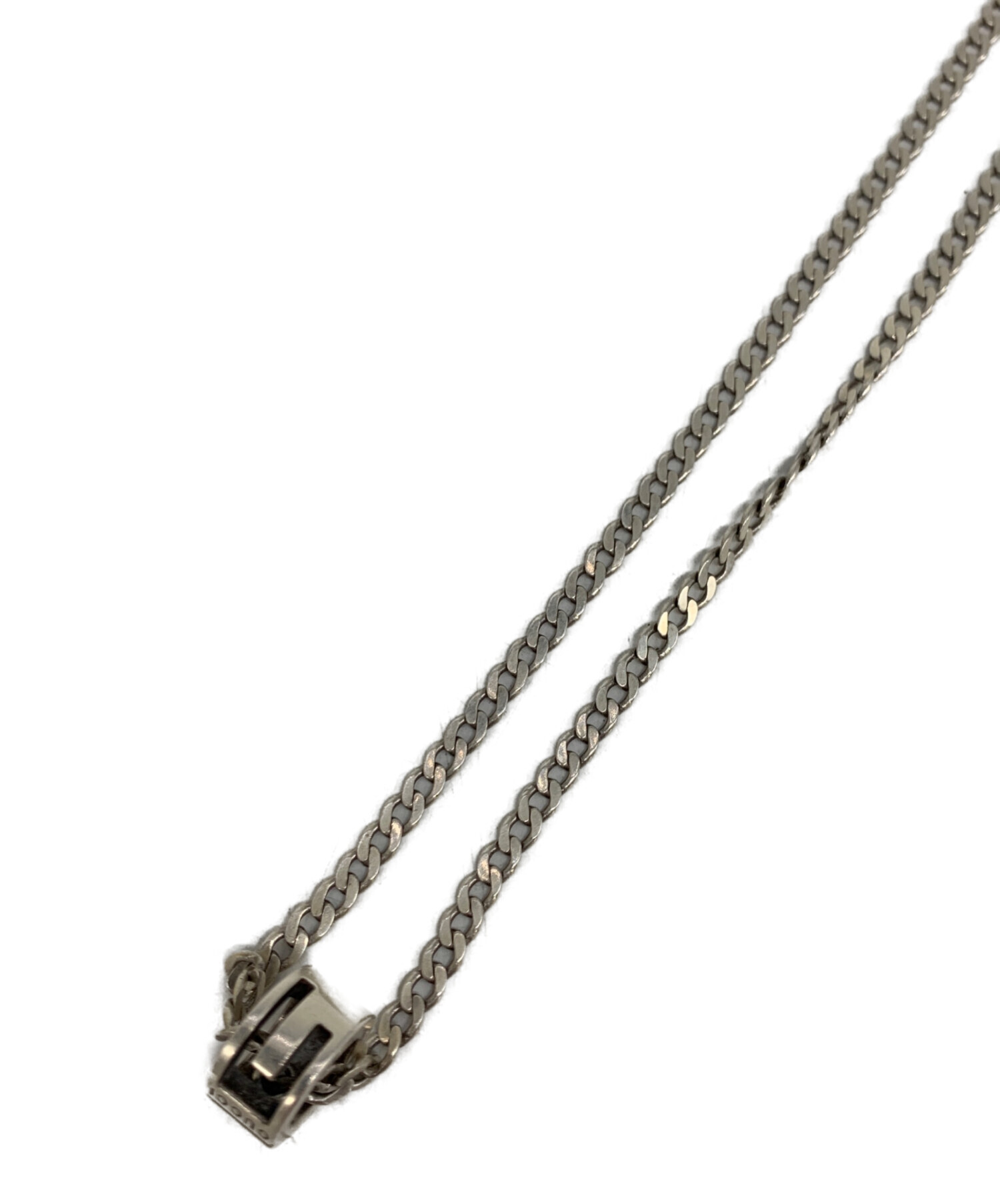GUCCI シルバー ペンダントネックレス 中古・古着通販】GUCCI (グッチ) ネックレス シルバー｜ブランド・古着