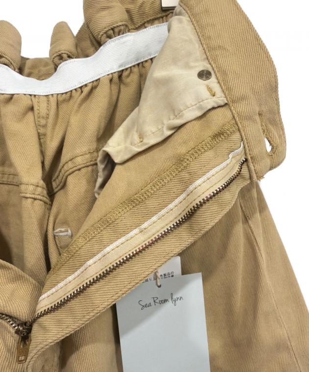 Sea Room lynn ベージュパンツ 中古・古着通販】Sea Room Lynn (シールームリン) ワイドデニムパンツ