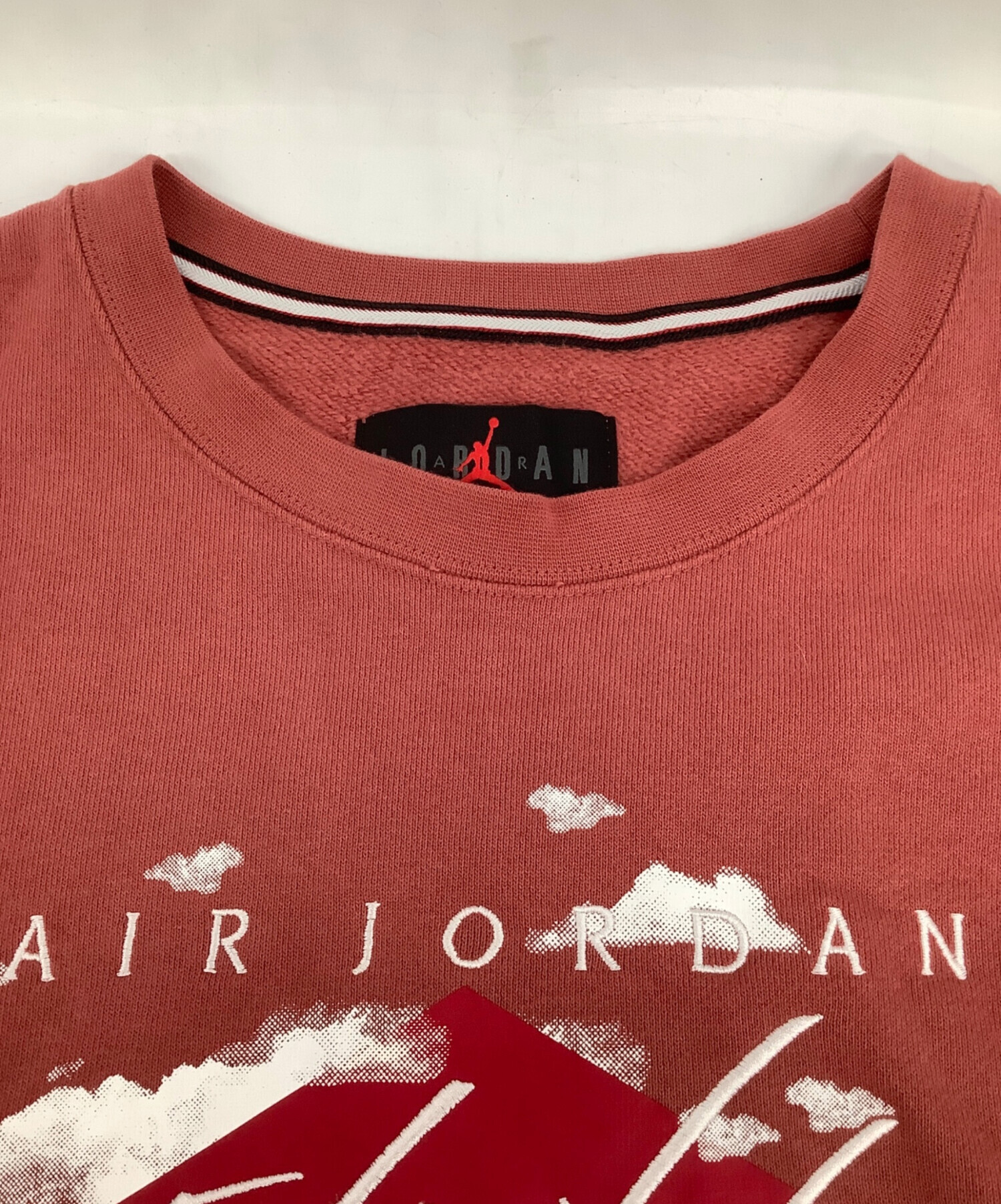 中古・古着通販】JORDAN (ジョーダン) クルーネックスウェット レッド 