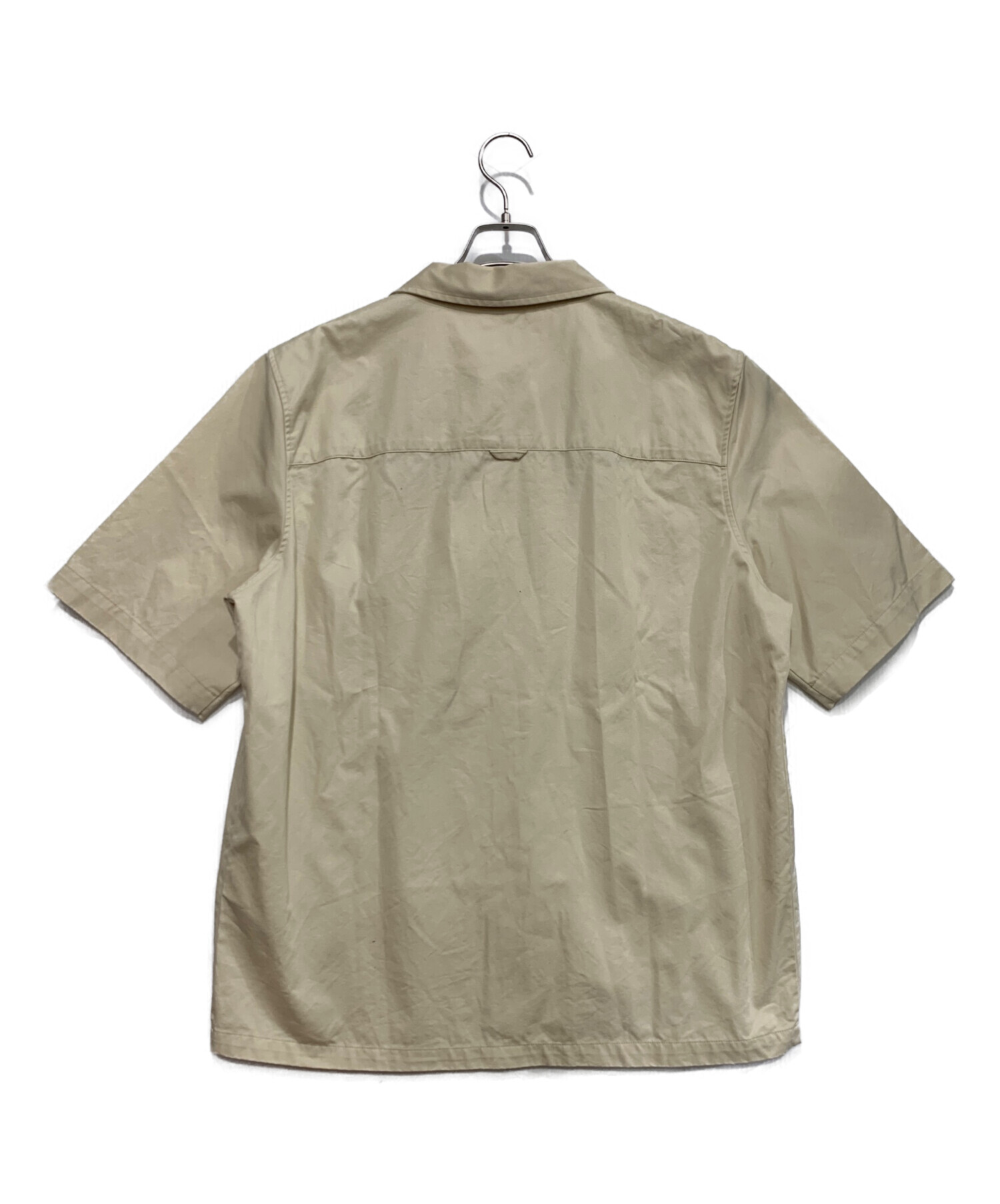 DIESEL ベージュ トップス 半袖 中古・古着通販】DIESEL (ディーゼル) 半袖シャツ ベージュ サイズ:50