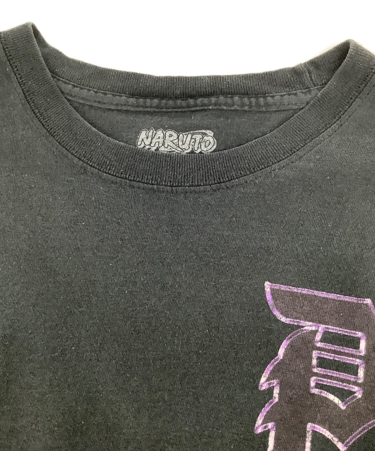 中古・古着通販】NARUTO (ナルト) アニメTシャツ ブラック サイズ:L