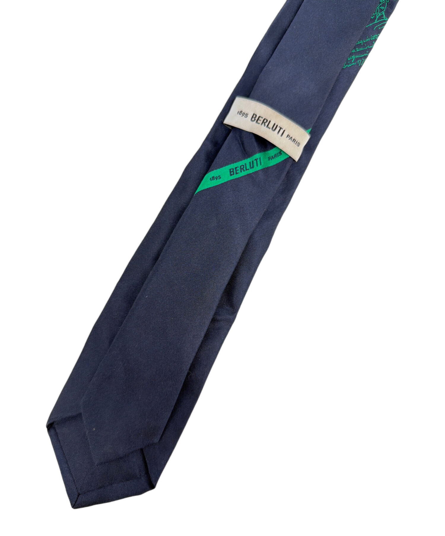 中古・古着通販】Berluti (ベルルッティ) シルクネクタイ ネイビー