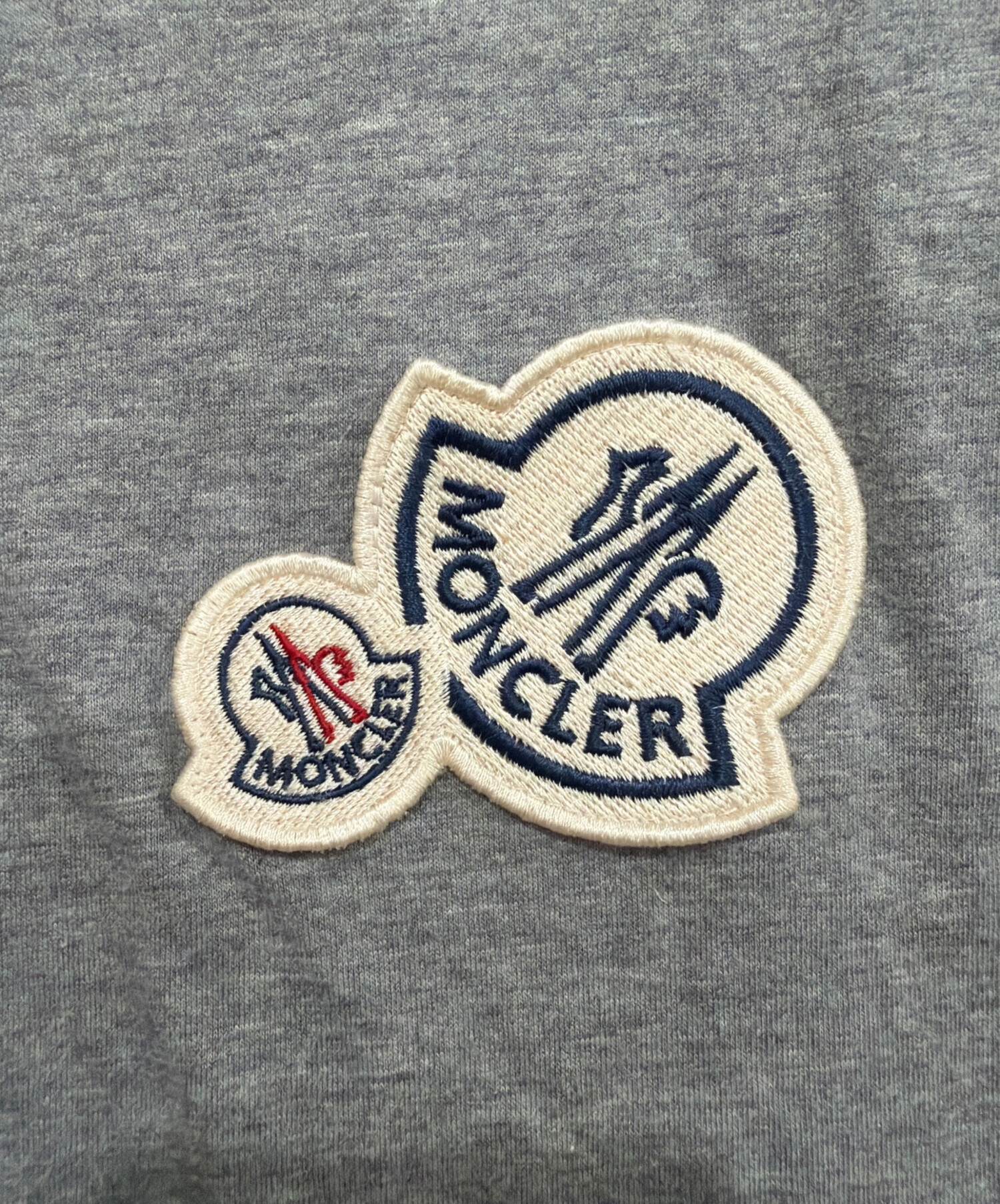 中古・古着通販】MONCLER (モンクレール) 半袖カットソー グレー 