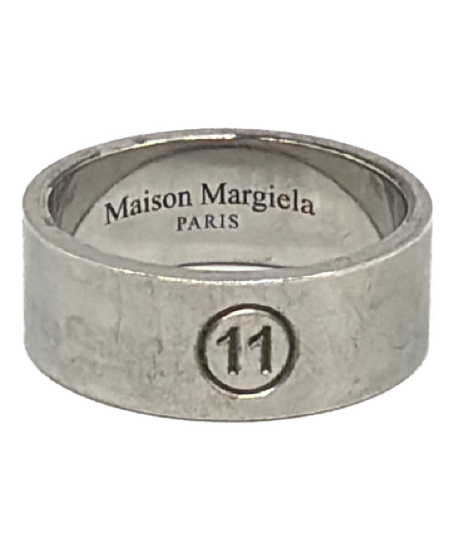 古*営様 maison margiela 初期　表面加工リング 中古・古着通販】Maison Margiela (メゾンマルジェラ) リング シルバー