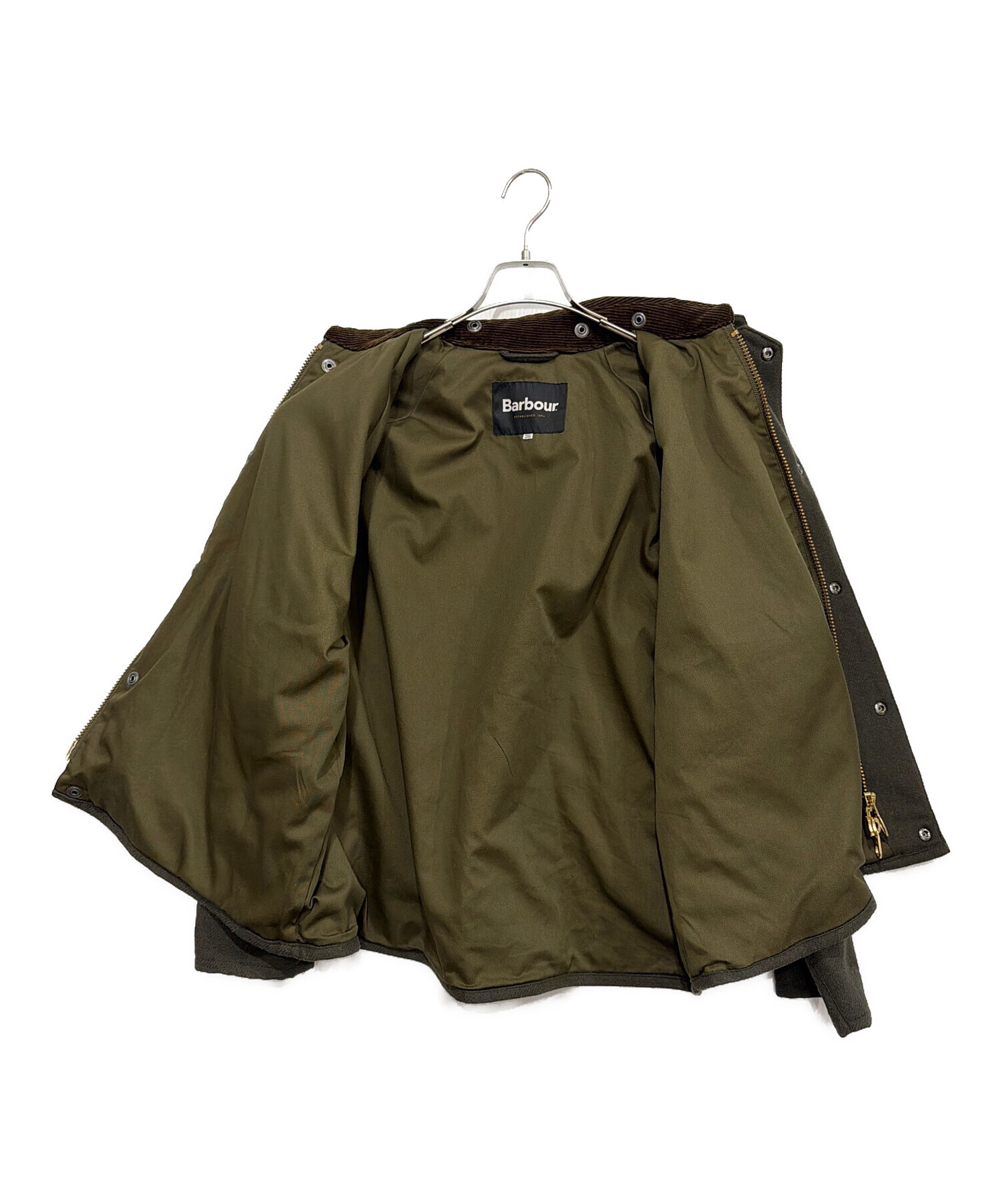 中古・古着通販】Barbour (バブアー) ジップジャケット グリーン