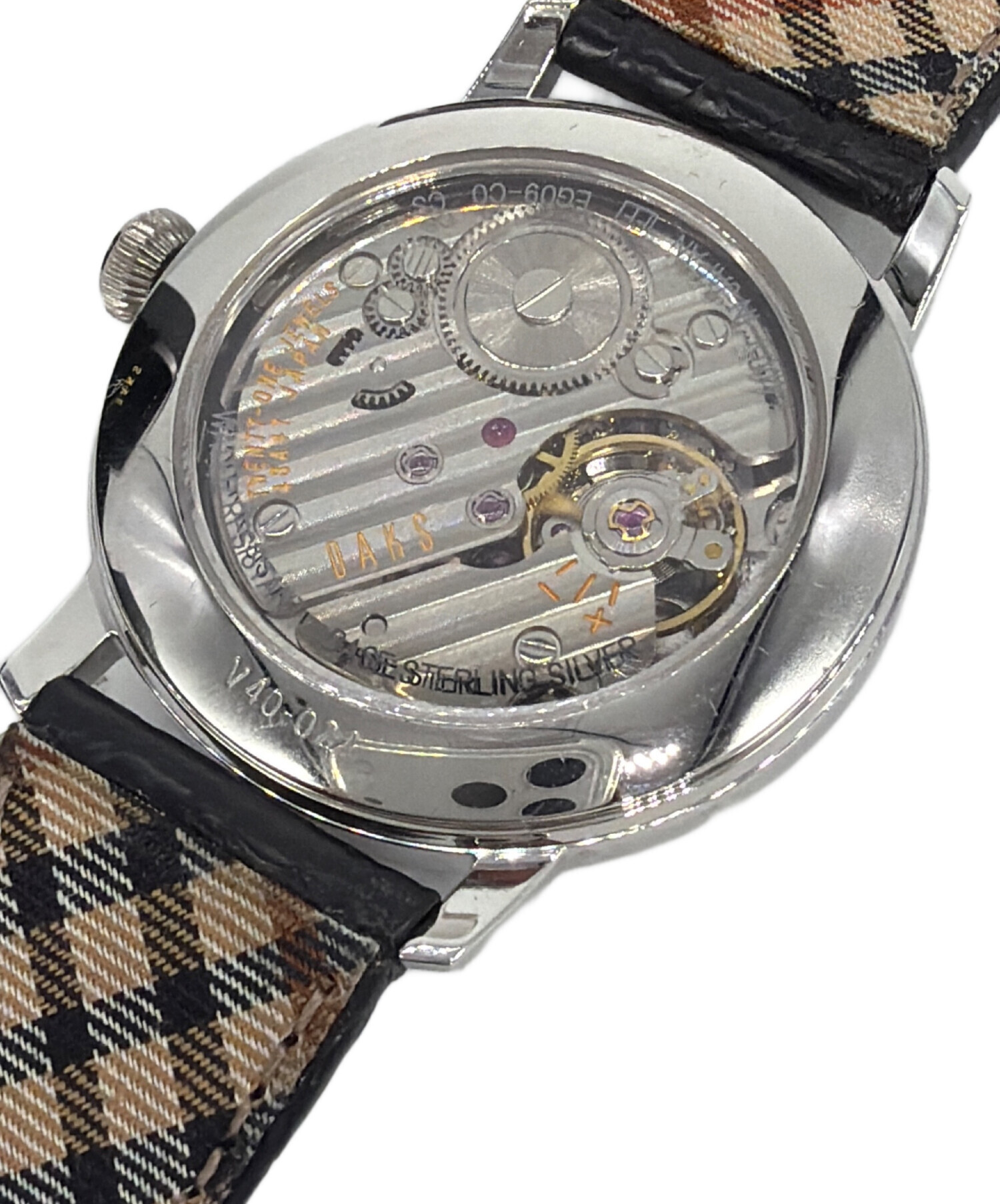 DAKS 置時計 中古・古着通販】DAKS (ダックス) ORIENT (オリエント) 腕時計