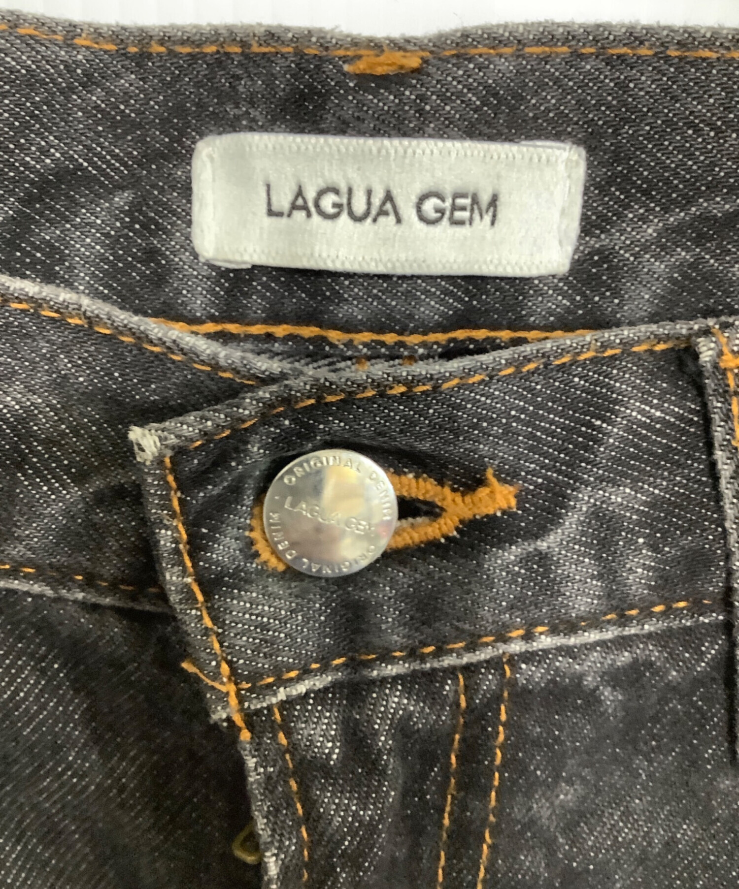 中古・古着通販】LAGUA GEM (ラグアジェム) デニムパンツ ブラック