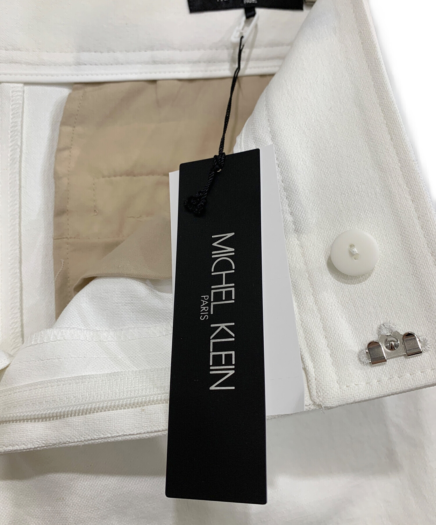 中古・古着通販】MICHEL KLEIN (ミッシェルクラン) パンツ ホワイト