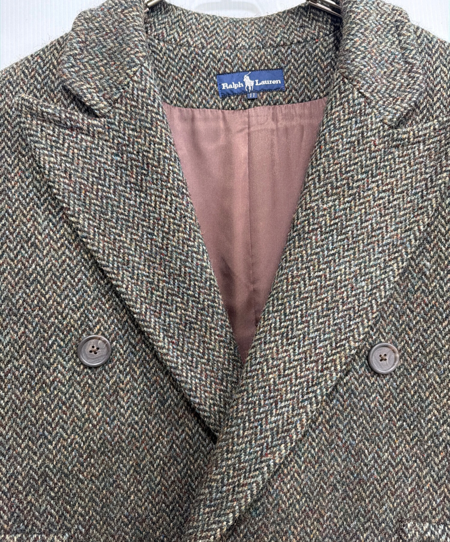 Polo by Ralph Lauren(ラルフローレン)ツイードコート 中古・古着通販】RALPH LAUREN (ラルフローレン) ツイードコート