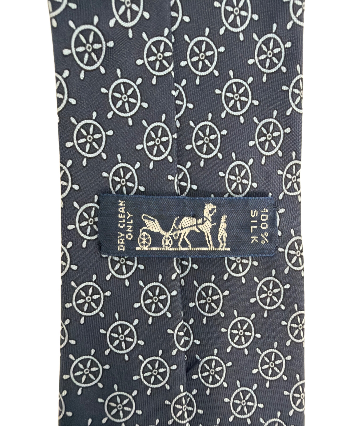 中古・古着通販】HERMES (エルメス) ネクタイ ネイビー サイズ