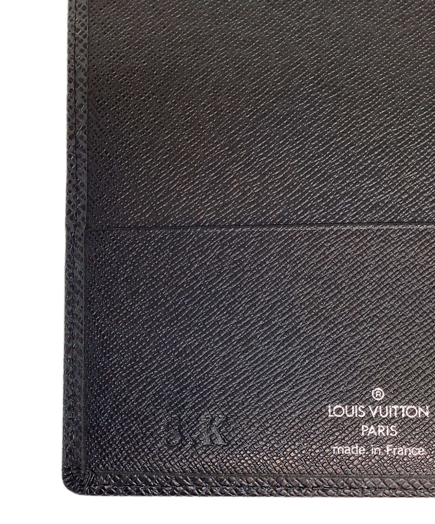 LOUIS VUITTON 手帳 ブラック 中古・古着通販】LOUIS VUITTON (ルイ ヴィトン) 手帳カバー ブラック