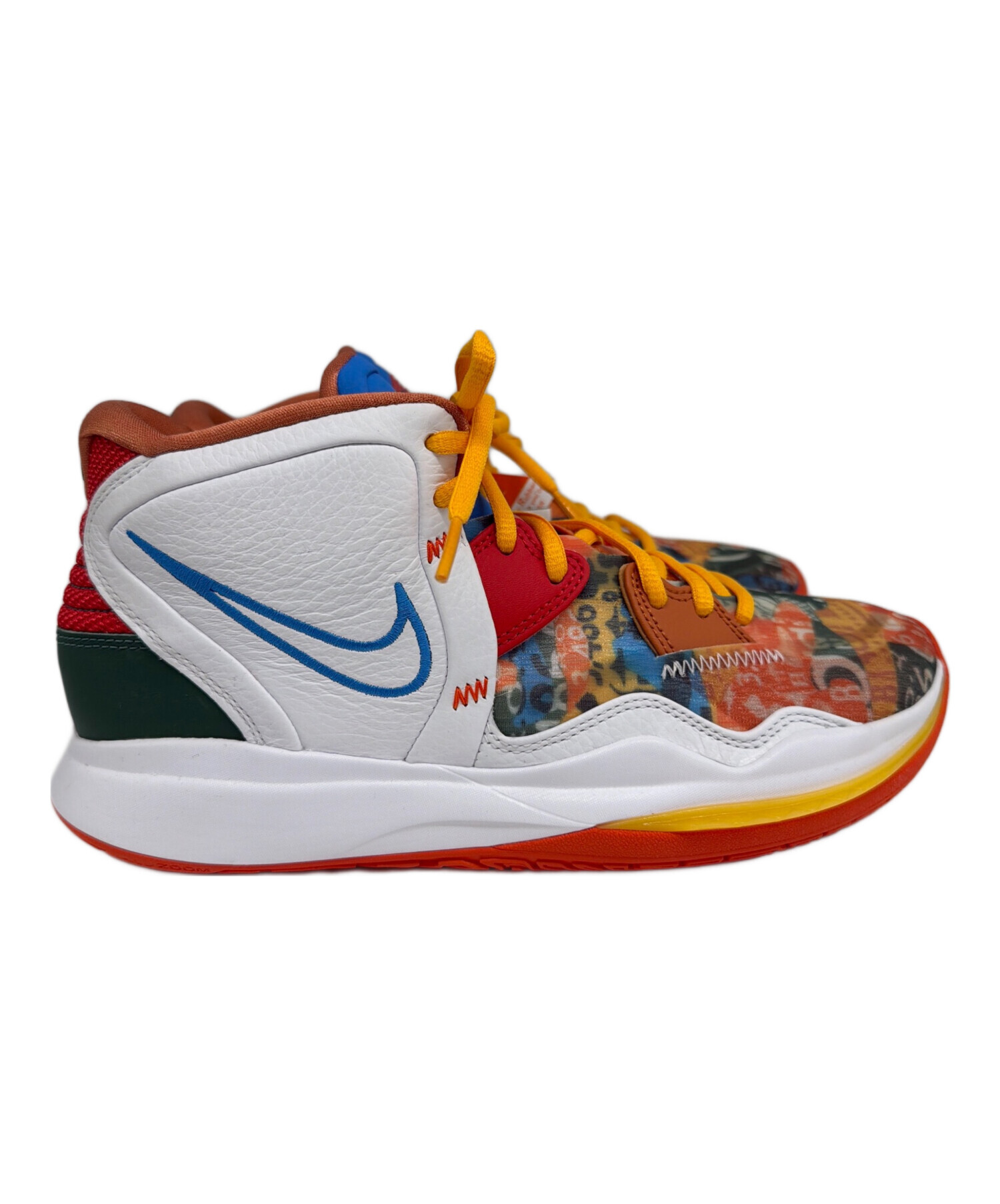 中古・古着通販】NIKE (ナイキ) シューズ ホワイト×オレンジ サイズ