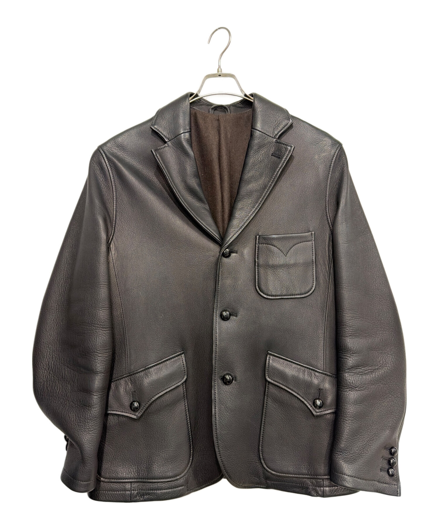 中古・古着通販】Y'2 LEATHER (ワイツーレザー) DEER SKIN SACK JACKET