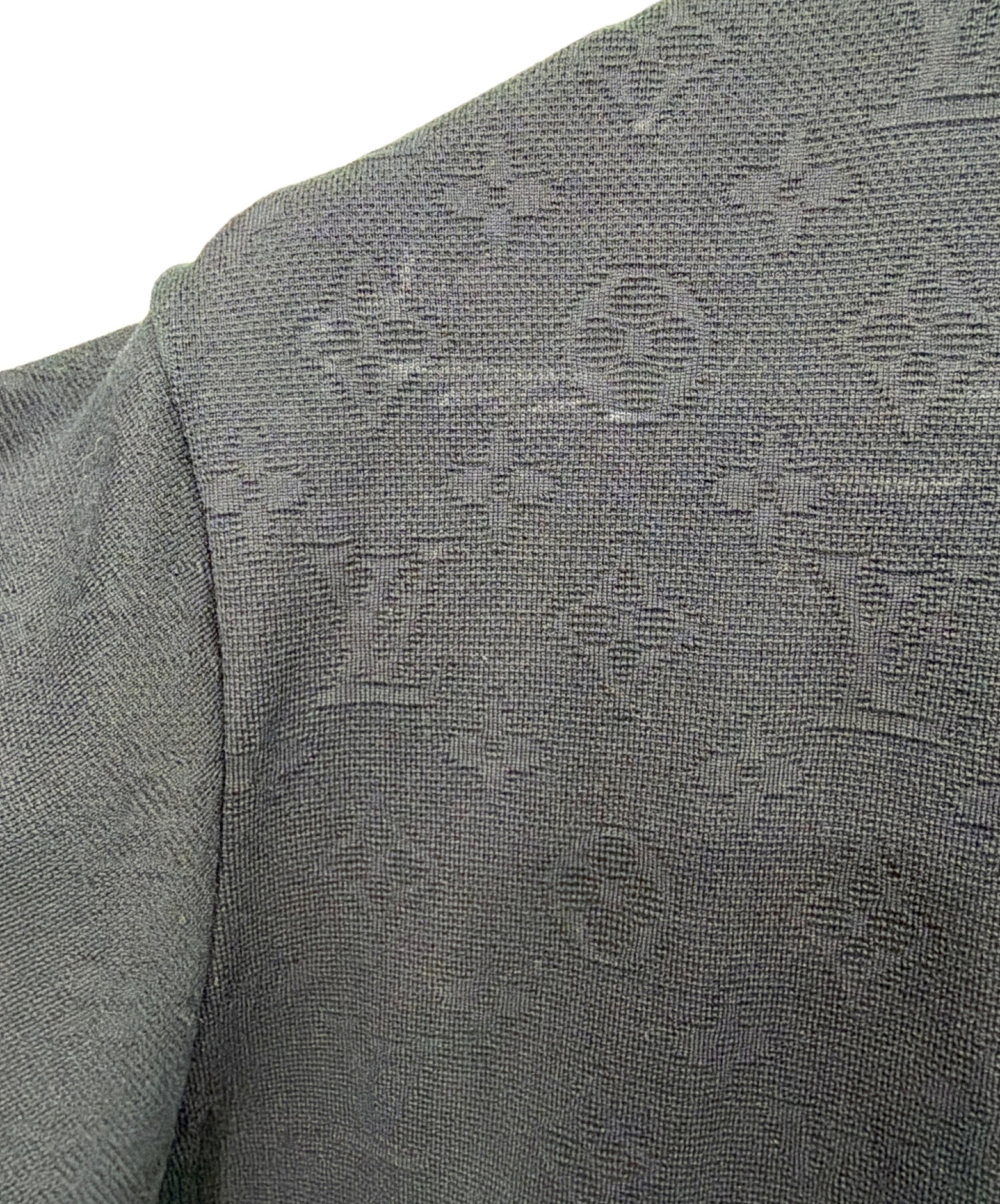 中古・古着通販】LOUIS VUITTON (ルイ ヴィトン) 半袖ニット ネイビー