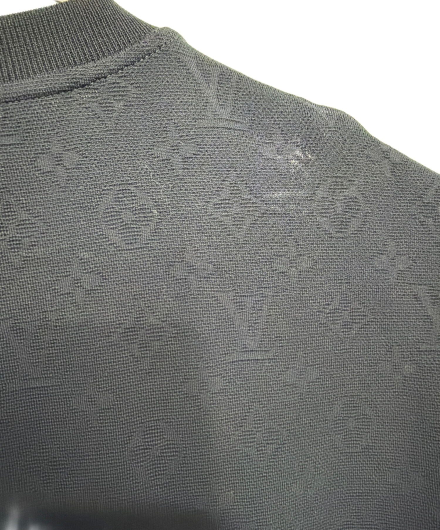 中古・古着通販】LOUIS VUITTON (ルイ ヴィトン) 半袖ニット ネイビー