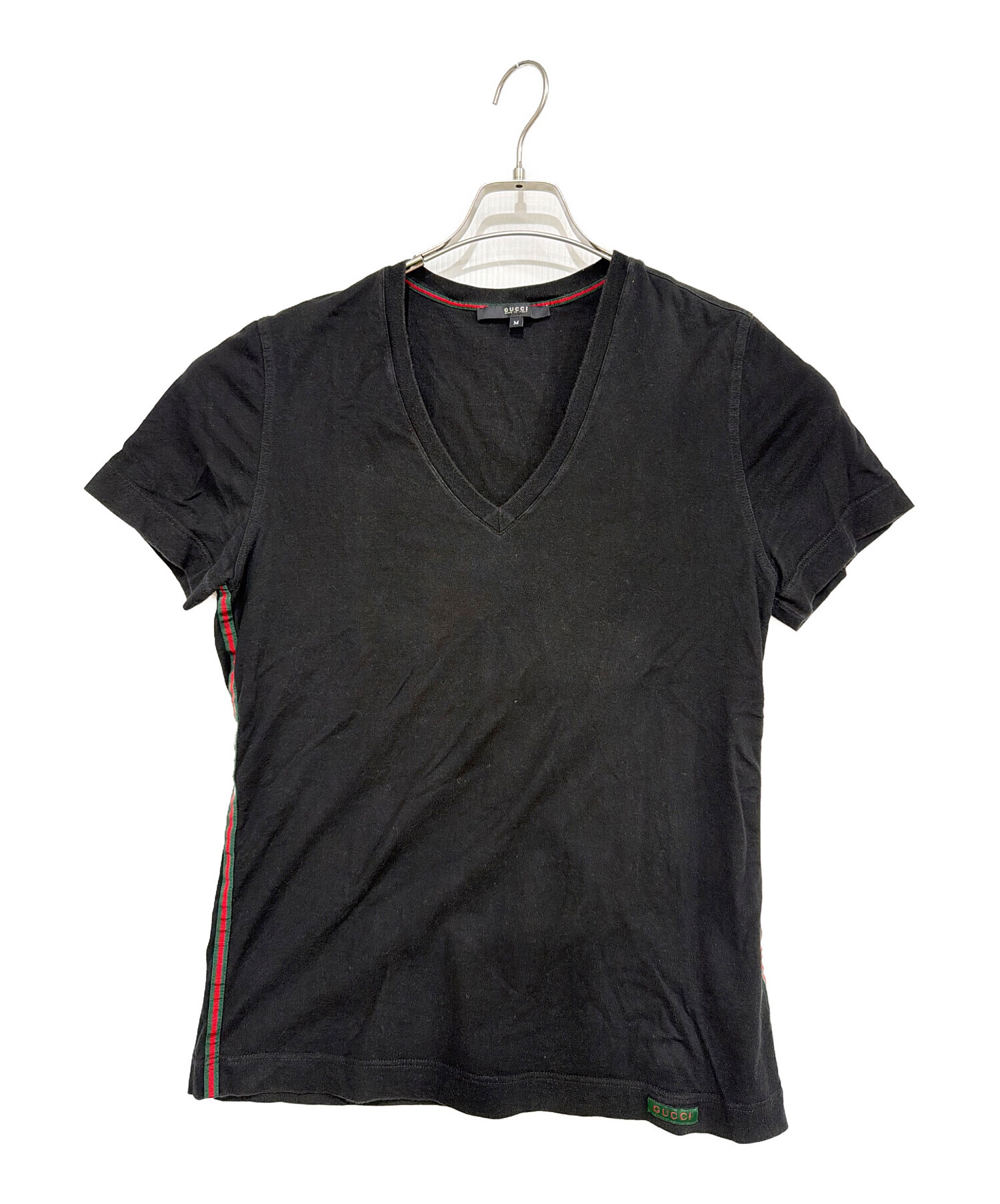 中古・古着通販】GUCCI (グッチ) 半袖カットソー ブラック サイズ:M