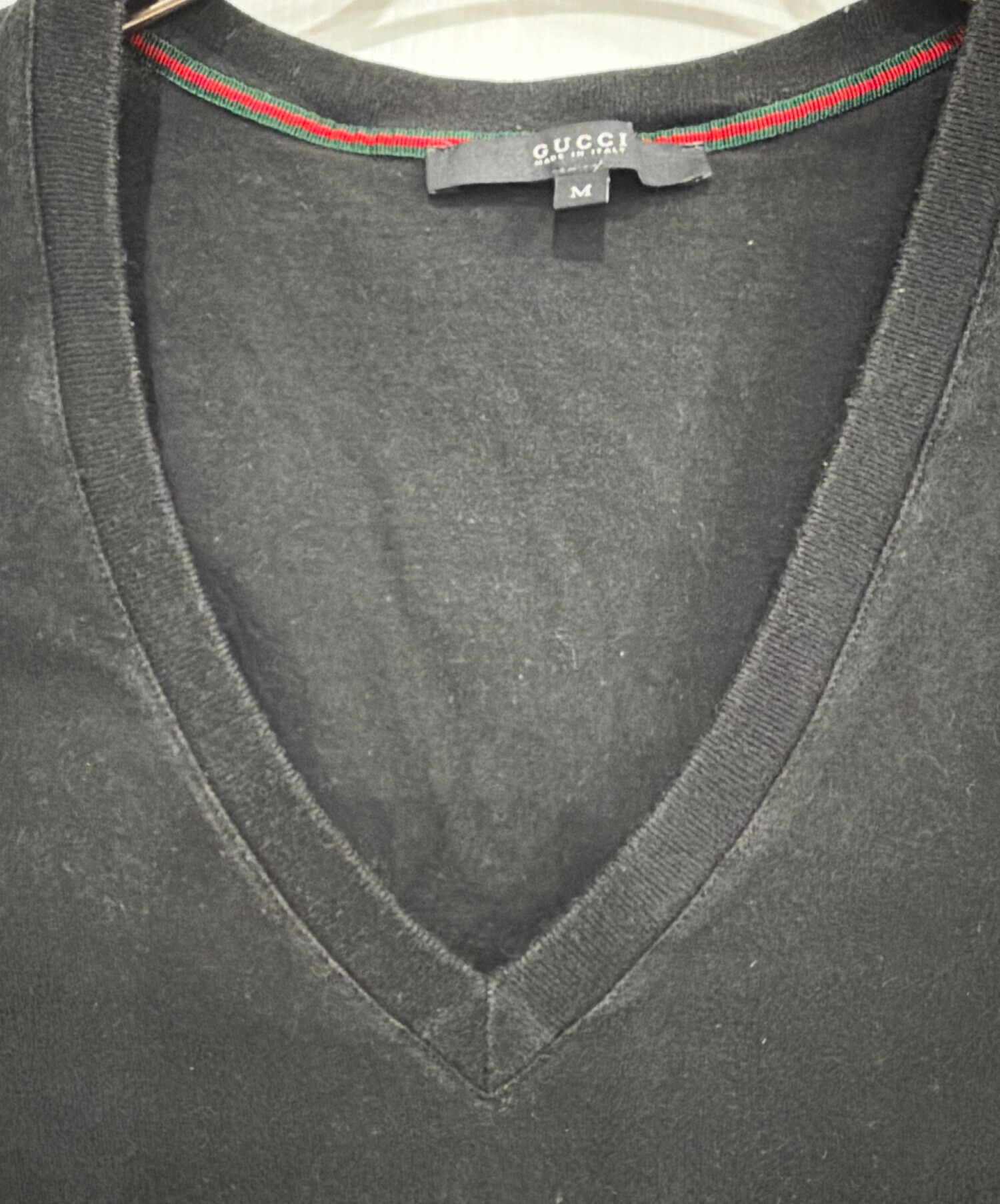 中古・古着通販】GUCCI (グッチ) 半袖カットソー ブラック サイズ:M 