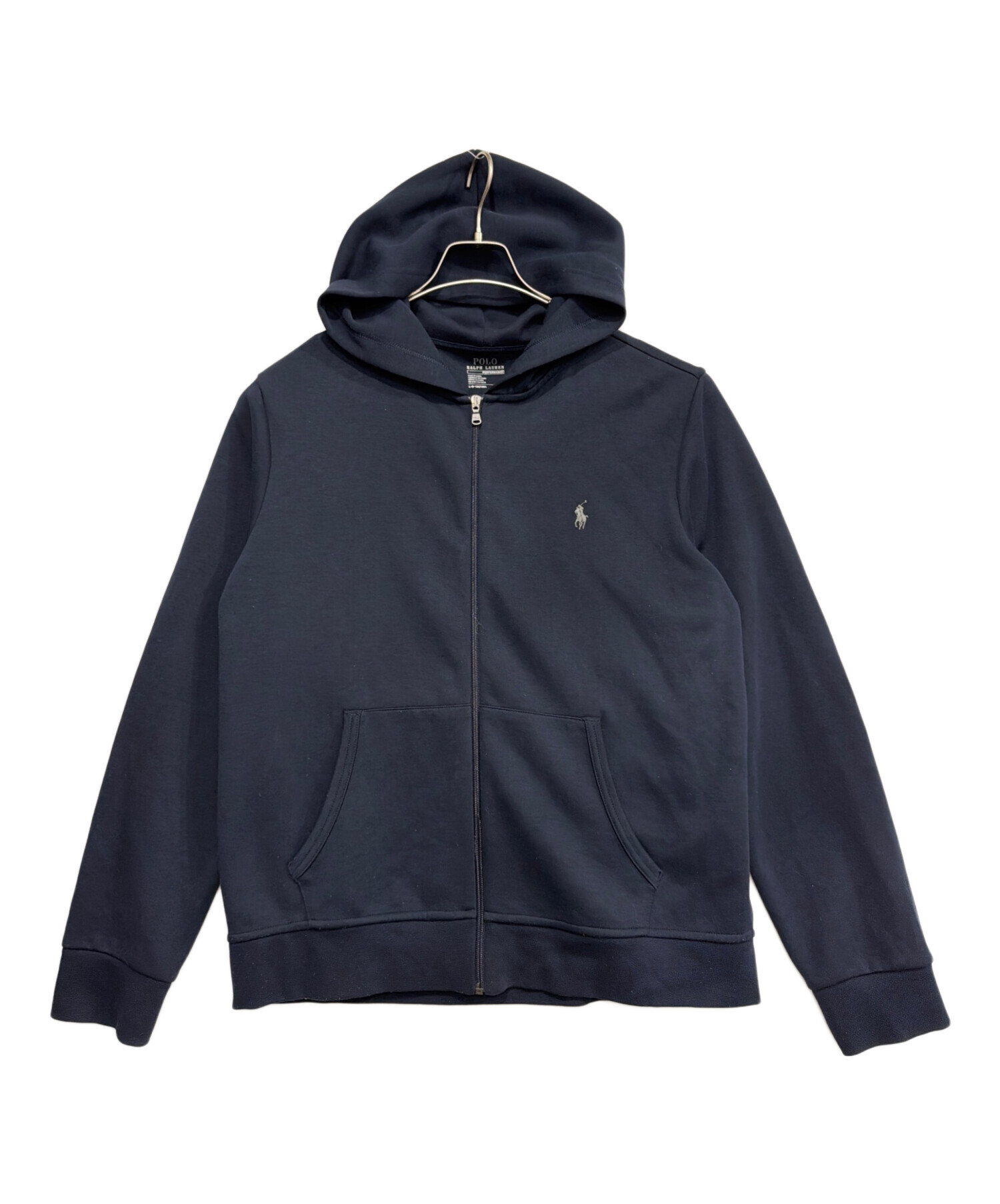 Polo Ralph Lauren ネイビー ジップアップパーカー 新品タグ付き 中古・古着通販】POLO RALPH LAUREN (ポロ・ラルフローレン) ジップ