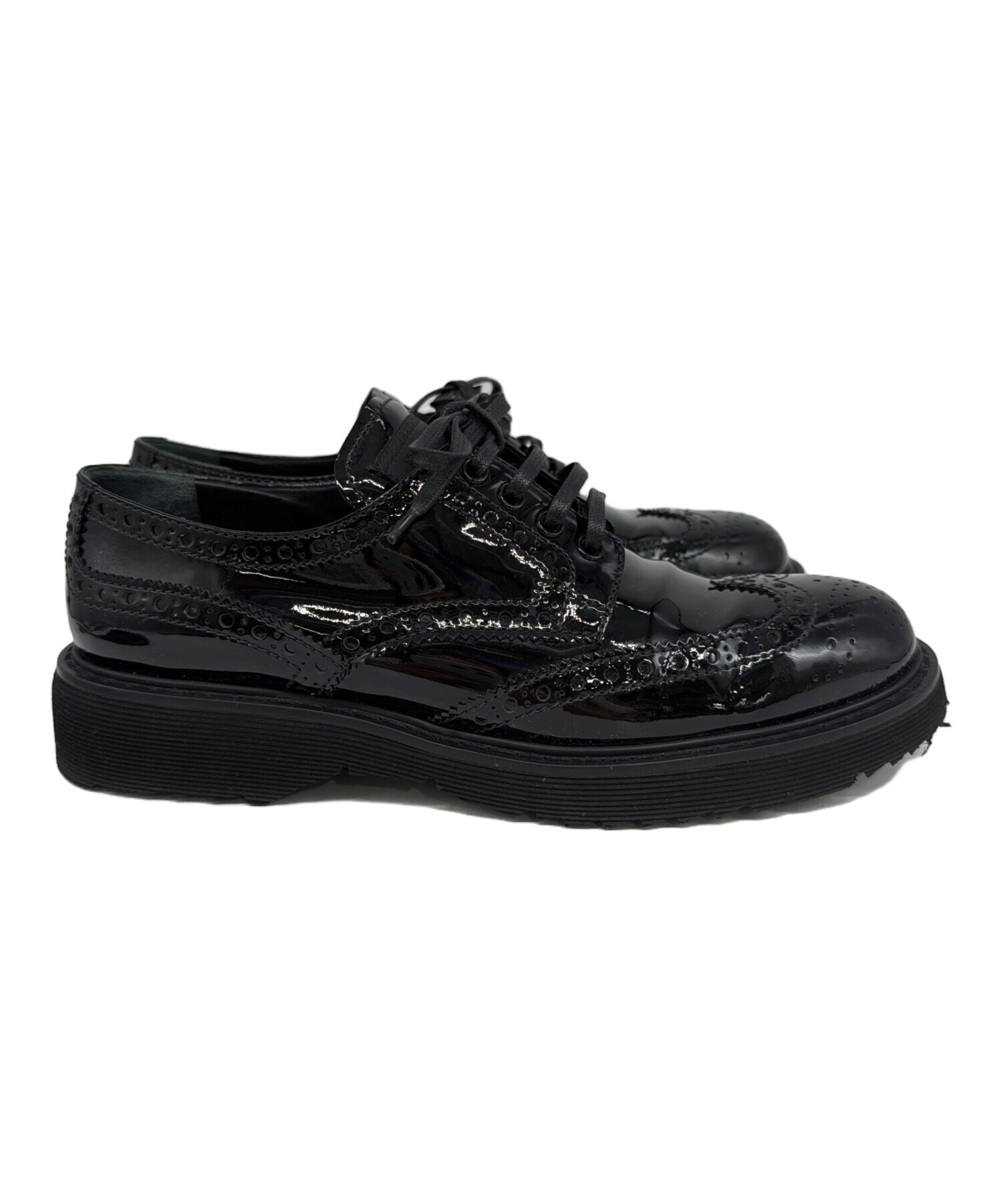中古・古着通販】PRADA SPORTS (プラダスポーツ) ローファー ブラック