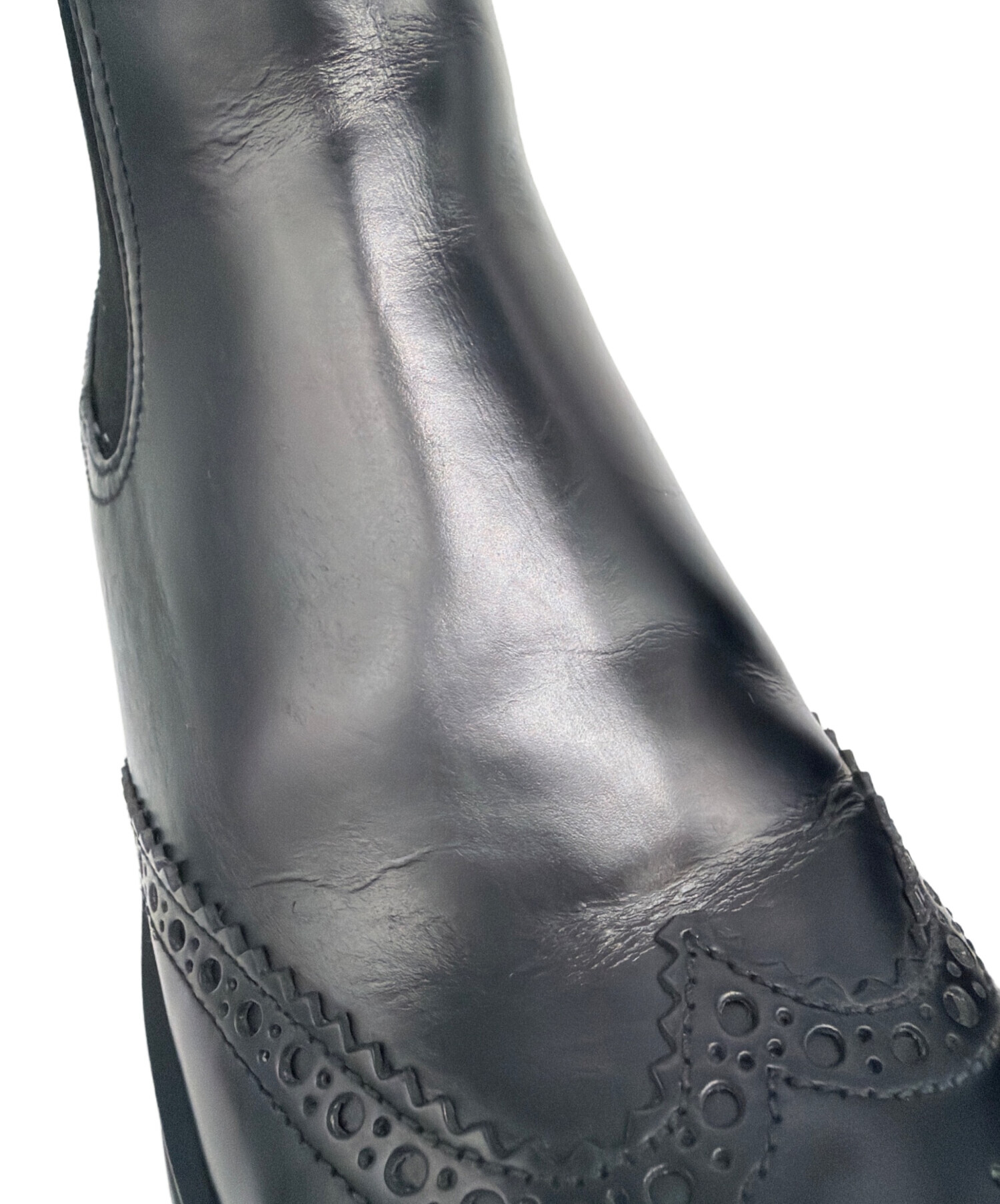 中古・古着通販】PRADA (プラダ) ショートブーツ ブラック サイズ:40