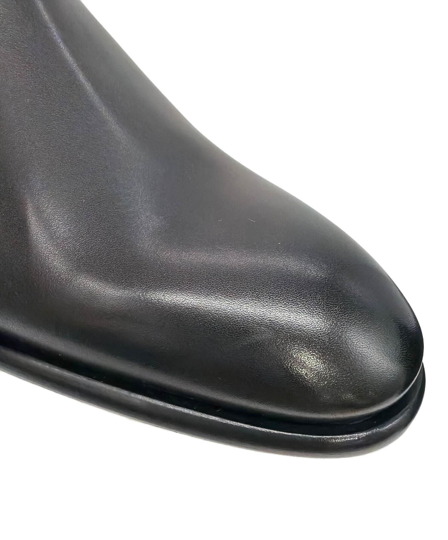 【未使用】デュカルス ウィングチップ ダークブラウン レザーブーツ 41 中古・古着通販】DOUCAL'S (デュカルス) サイドゴアブーツ ブラック