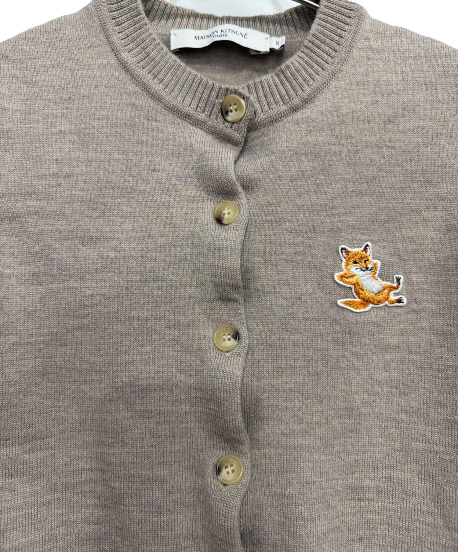 中古・古着通販】MAISON KITSUNE (メゾンキツネ) 厚手カーディガン