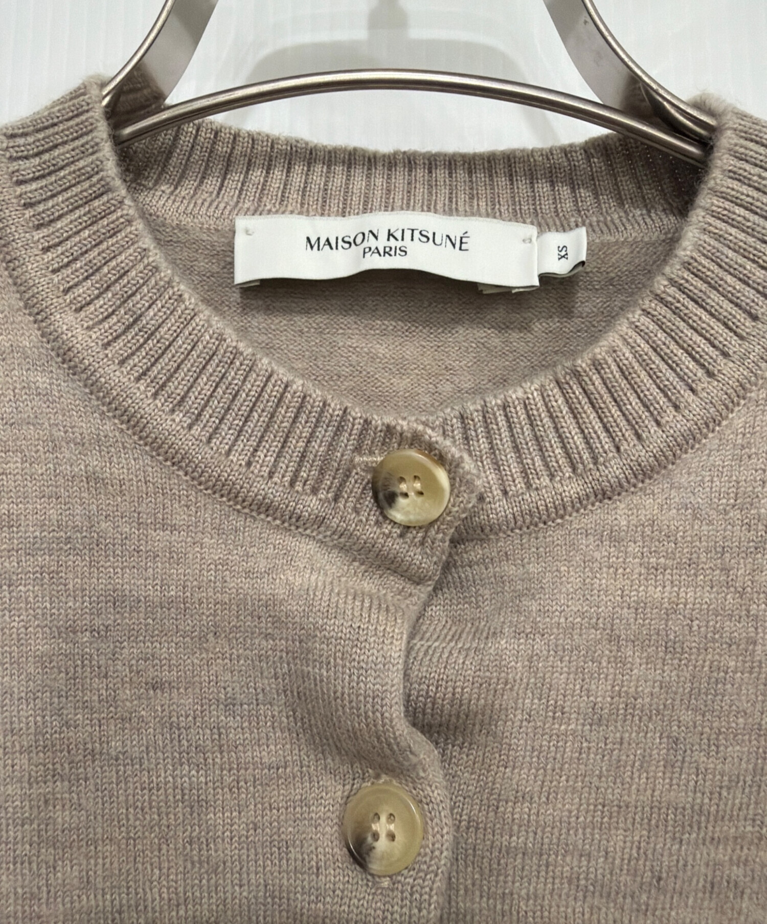 中古・古着通販】MAISON KITSUNE (メゾンキツネ) 厚手カーディガン