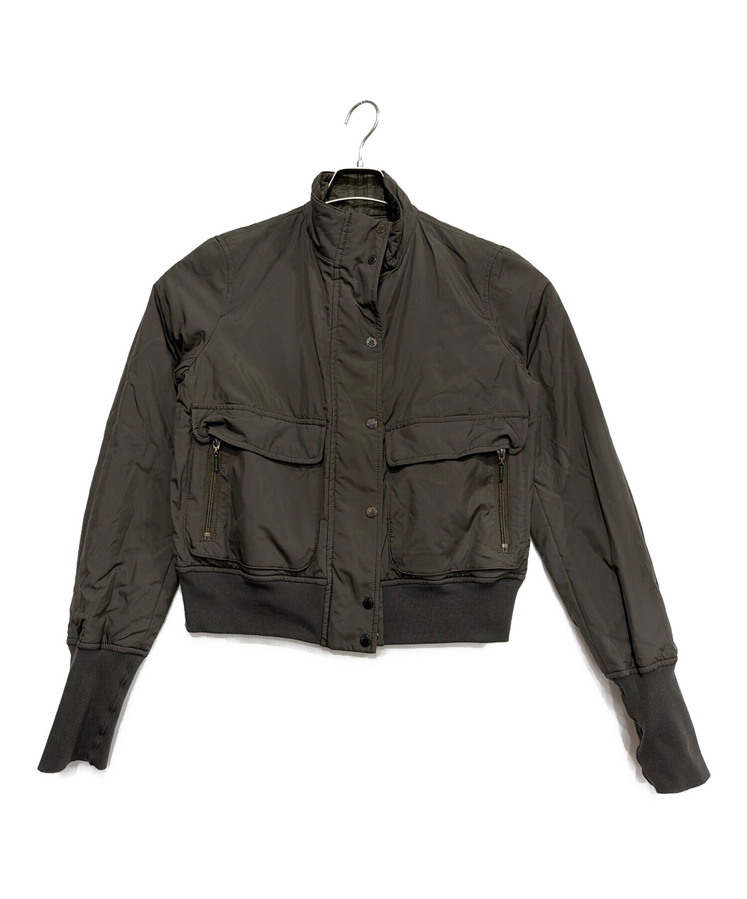 Burberry バーバリー　ジャケット　オリーブ 中古・古着通販】BURBERRY (バーバリー) ナイロンジャケット オリーブ
