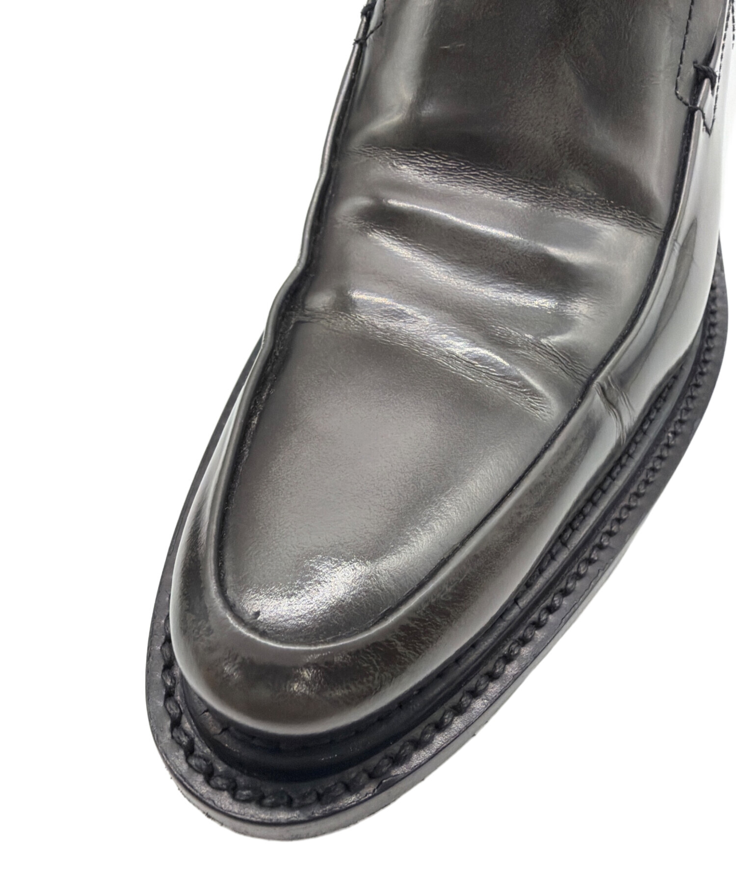 中古・古着通販】PRADA (プラダ) ローファー グレー サイズ:36 1/2