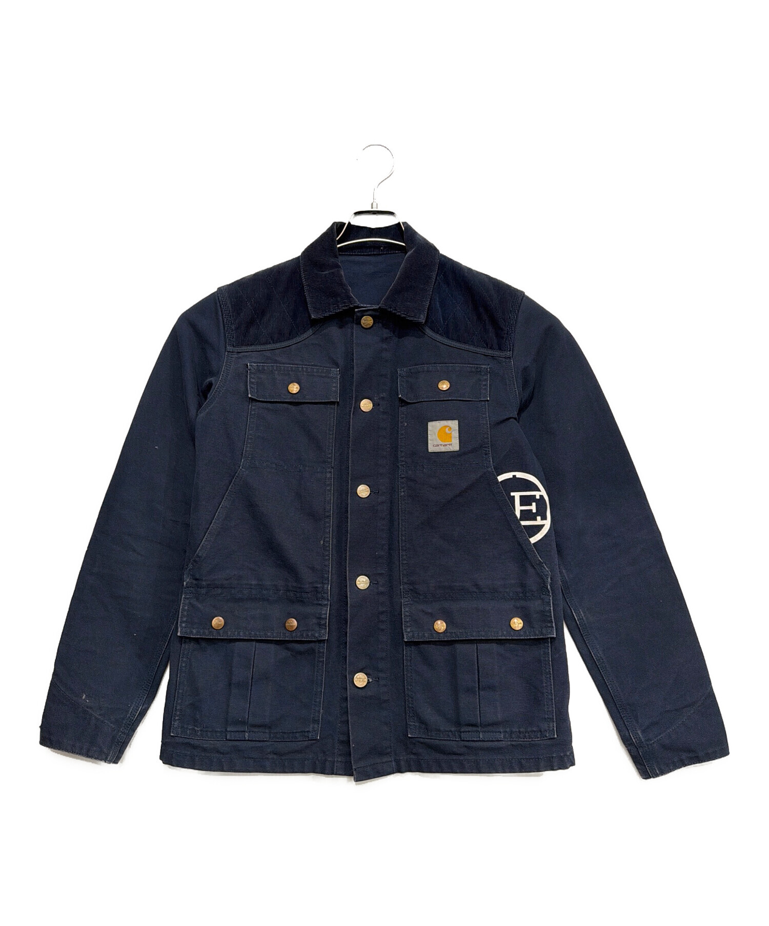 I*m様 Carhartt カバーオール ジャケット ネイビー 中古・古着通販】CarHartt (カーハート) uniform experiment