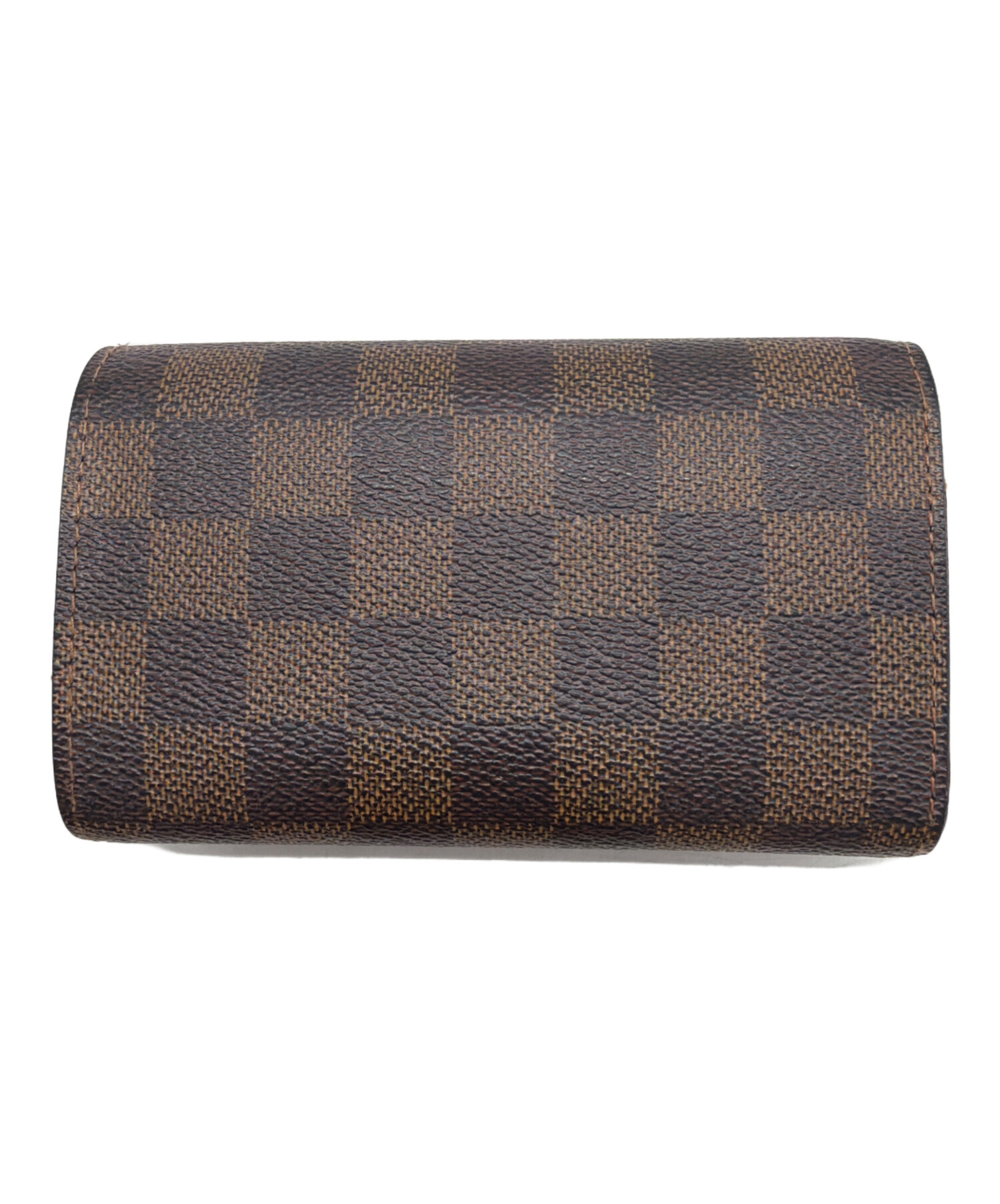 【良品】Louis Vuitton 二つ折り財布 ブラウン 中古・古着通販】LOUIS VUITTON (ルイ ヴィトン) 2つ折り財布 ブラウン