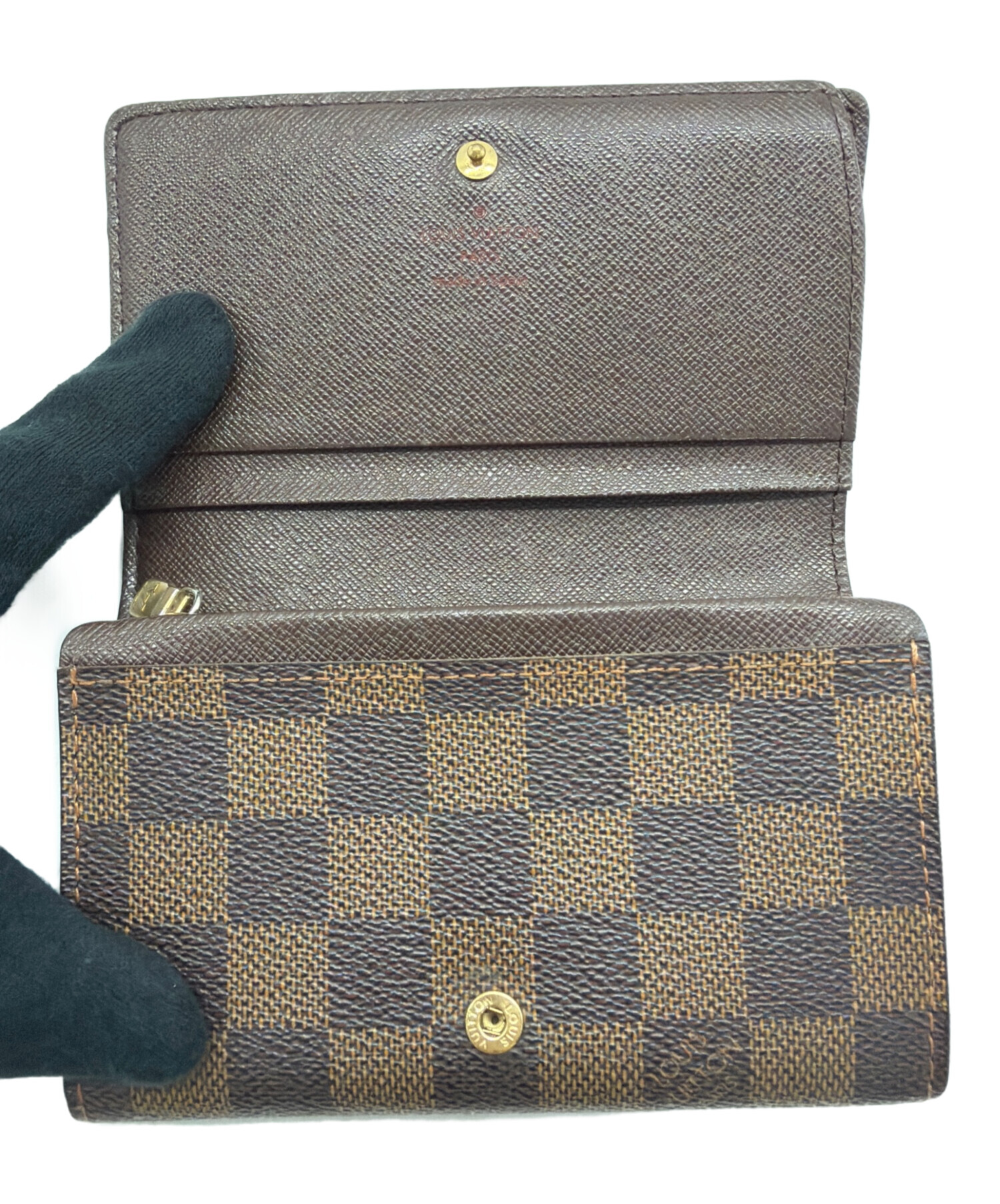 中古・古着通販】LOUIS VUITTON (ルイ ヴィトン) 2つ折り財布 ブラウン
