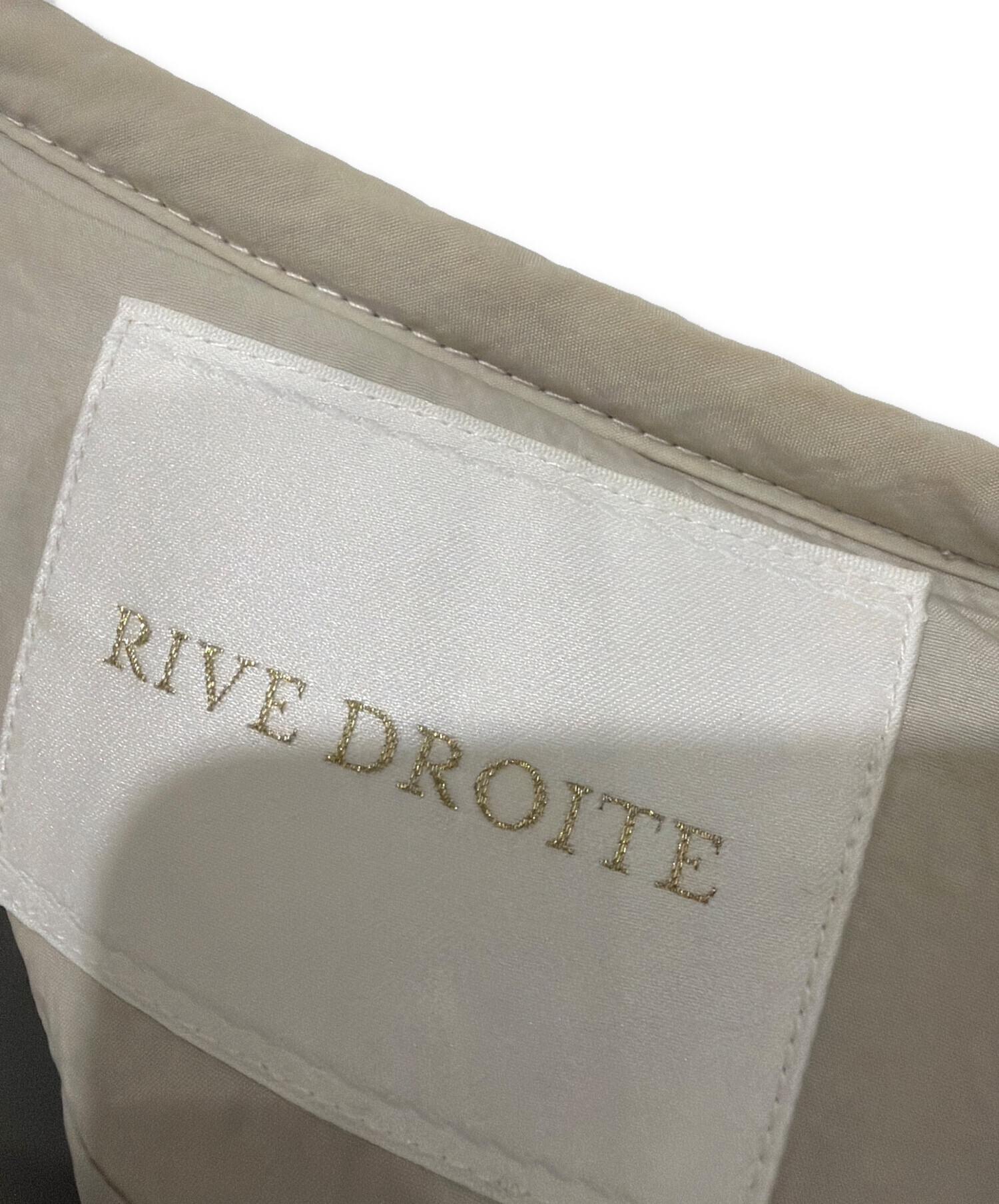 中古・古着通販】RIVE DROITE (リヴドロワ) ノーカラーボアコート 