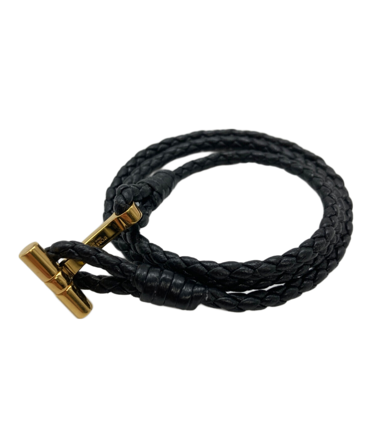中古・古着通販】TOM FORD (トムフォード) レザーブレスレット