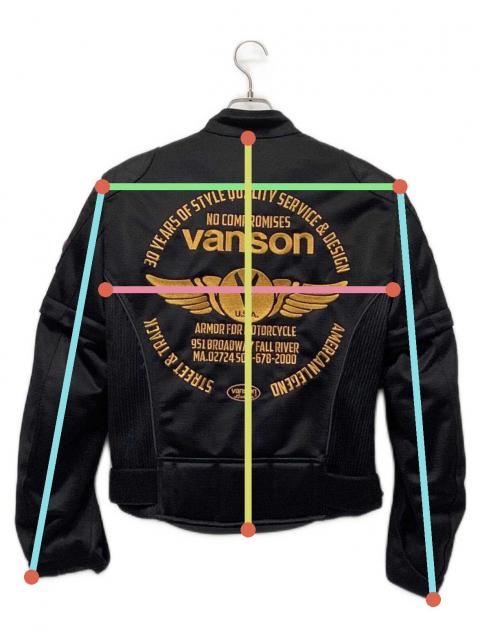中古・古着通販】VANSON (バンソン) メッシュライダースジャケット