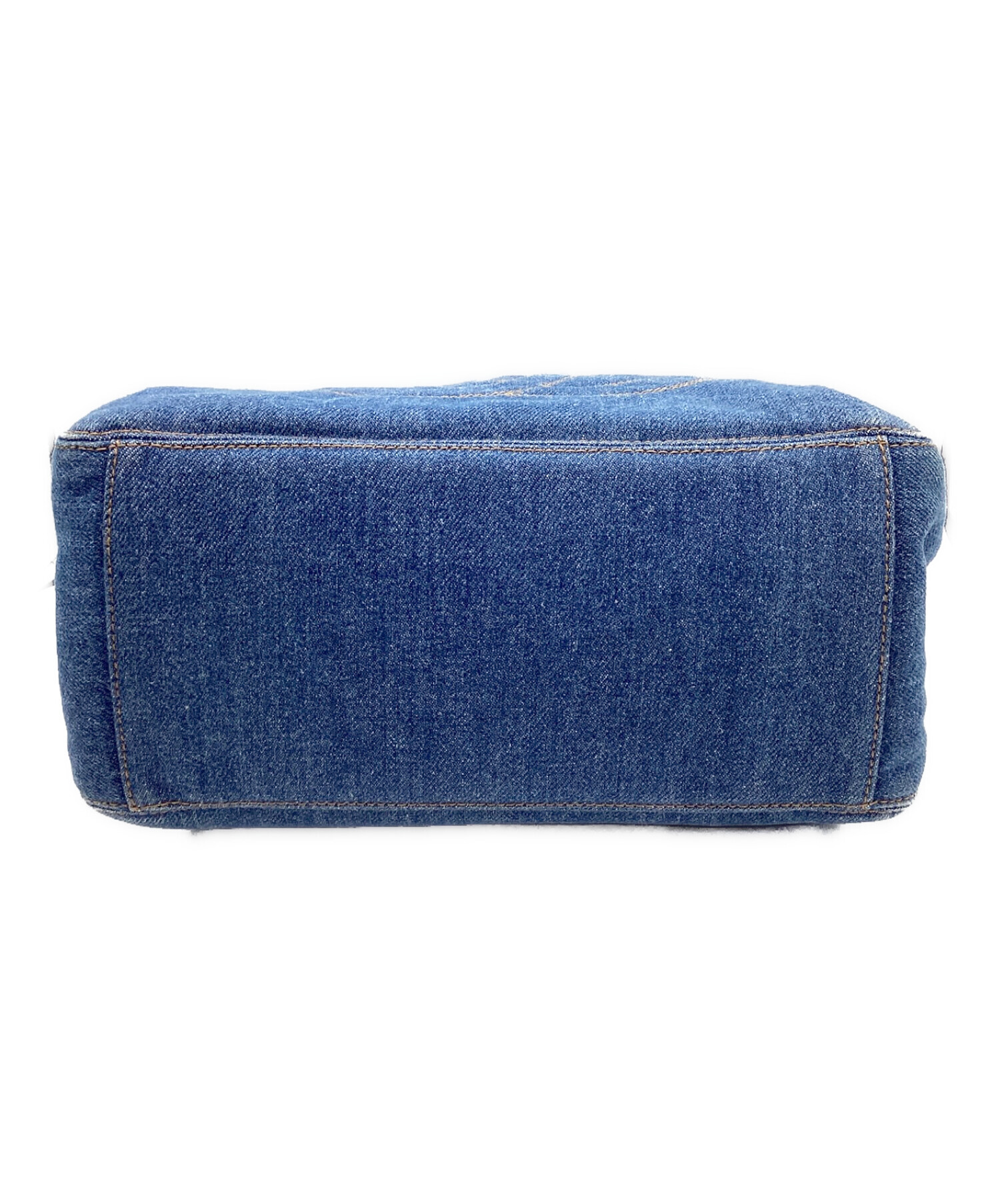 中古・古着通販】CHANEL (シャネル) デニムトートバッグ インディゴ